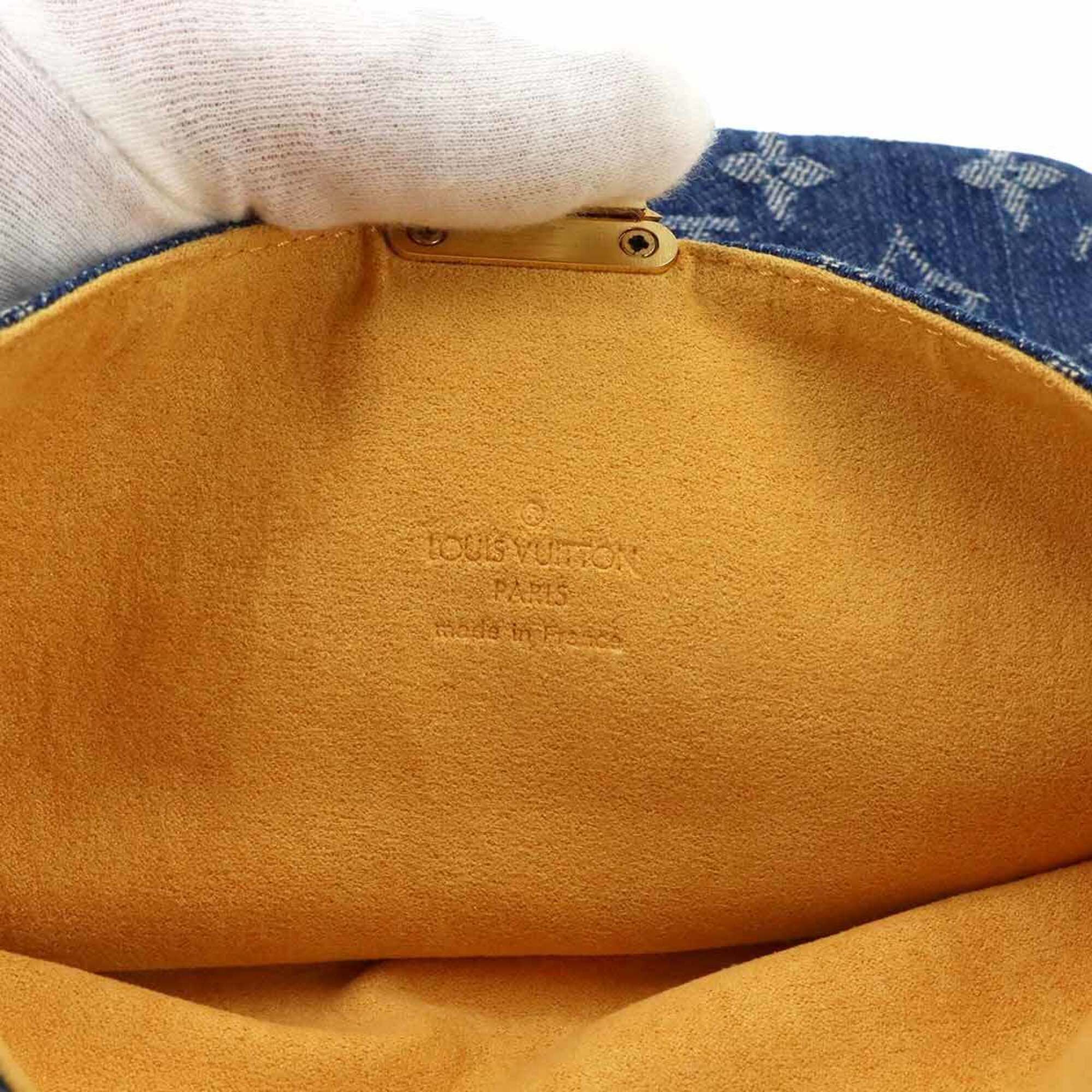 Monogram Denim Clutch Bag Pochette (Pre-Owned) - Louis Vuitton - Modalova