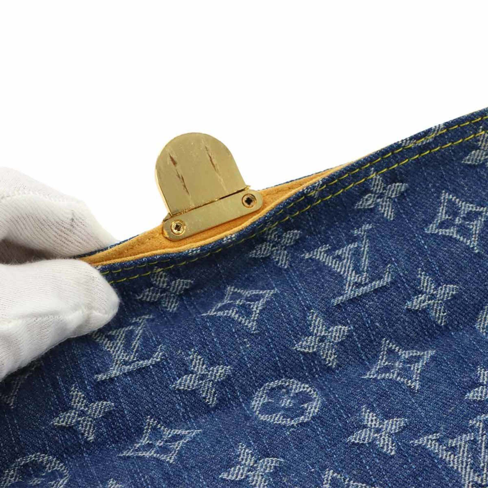 Monogram Denim Clutch Bag Pochette (Pre-Owned) - Louis Vuitton - Modalova