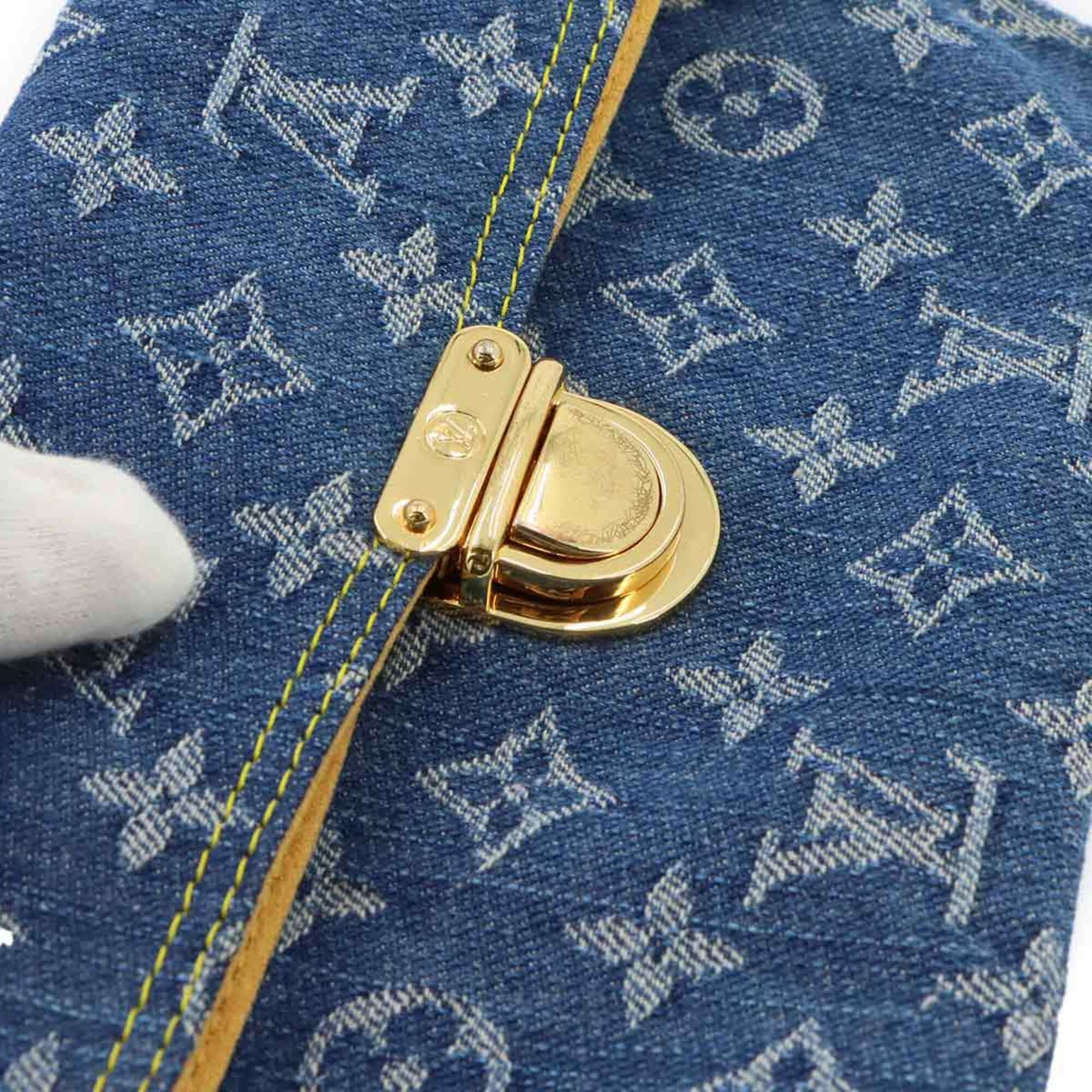 Monogram Denim Clutch Bag Pochette (Pre-Owned) - Louis Vuitton - Modalova