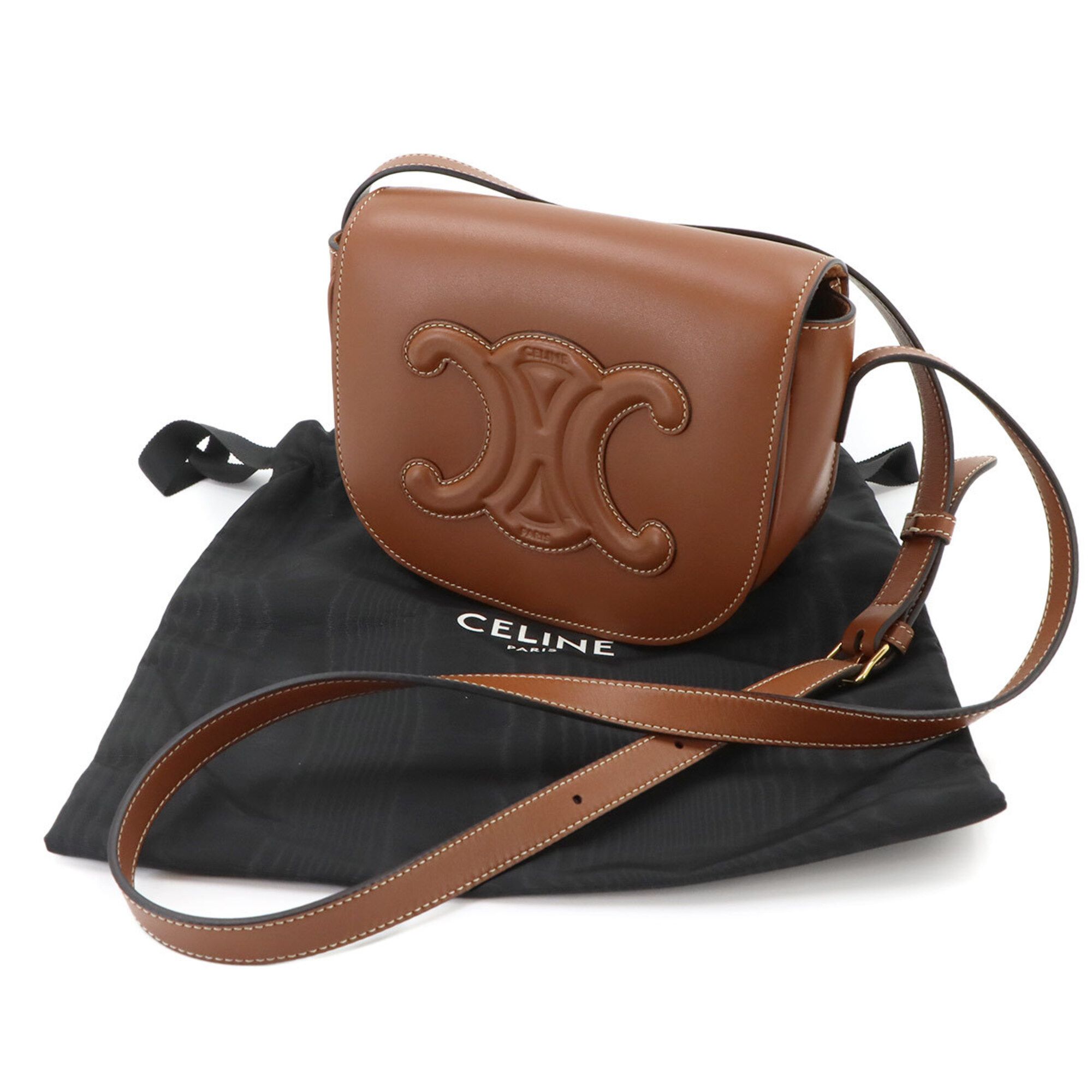 Leather Handbag Shoulder Bag (Pre-Owned) - Celine - Modalova
