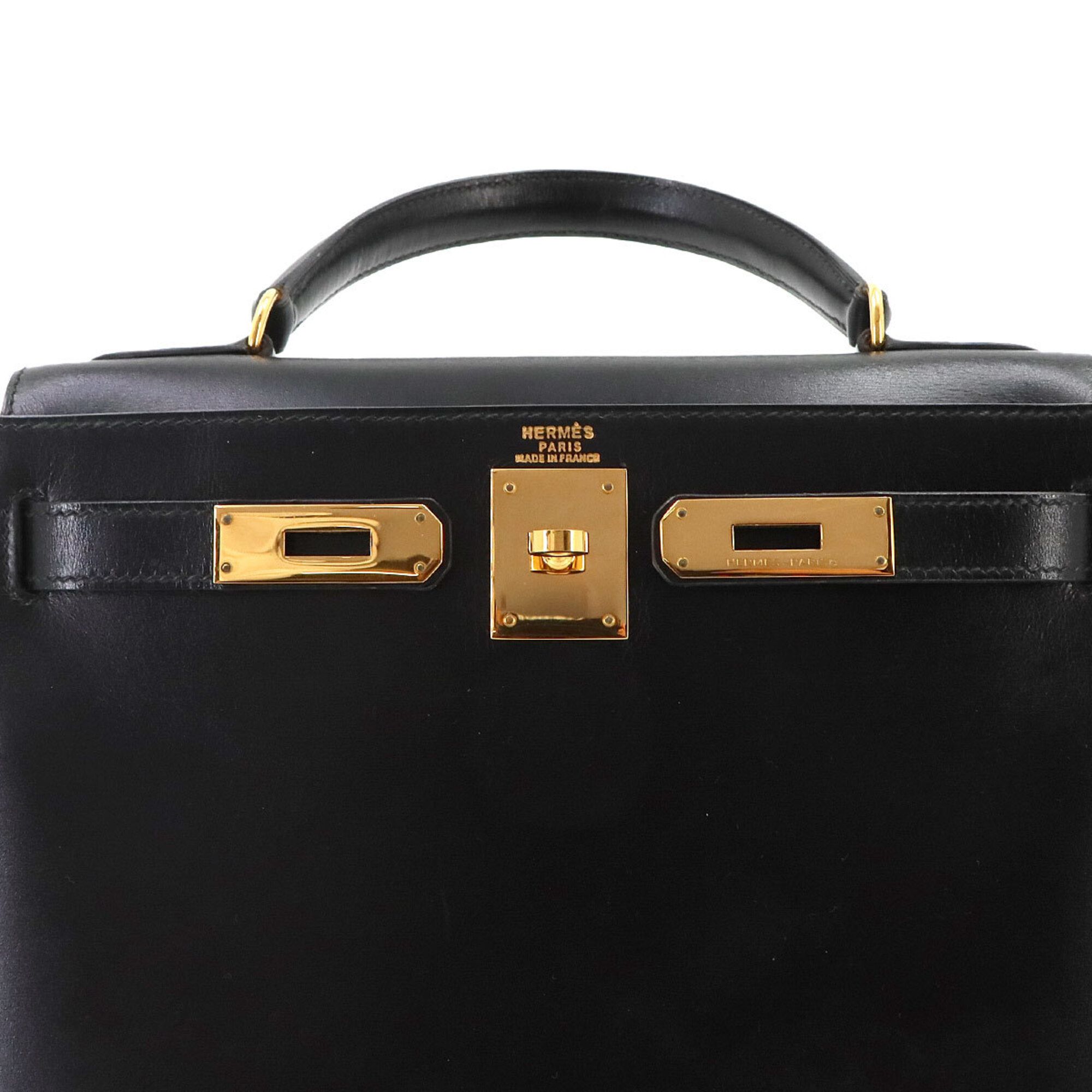 Box Calf Leather Handbag (Pre-Owned) - Hermes - Modalova