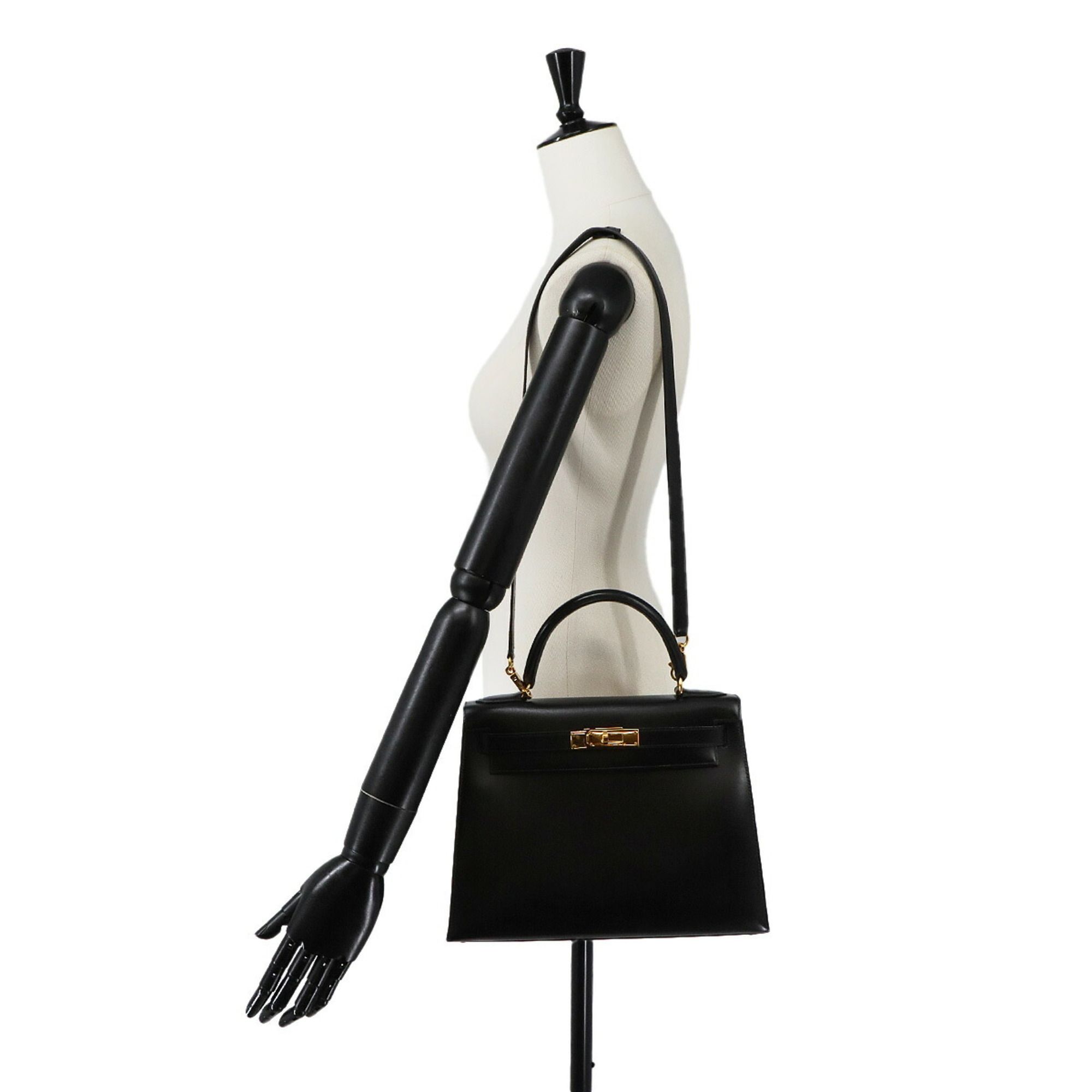 Box Calf Leather Handbag (Pre-Owned) - Hermes - Modalova