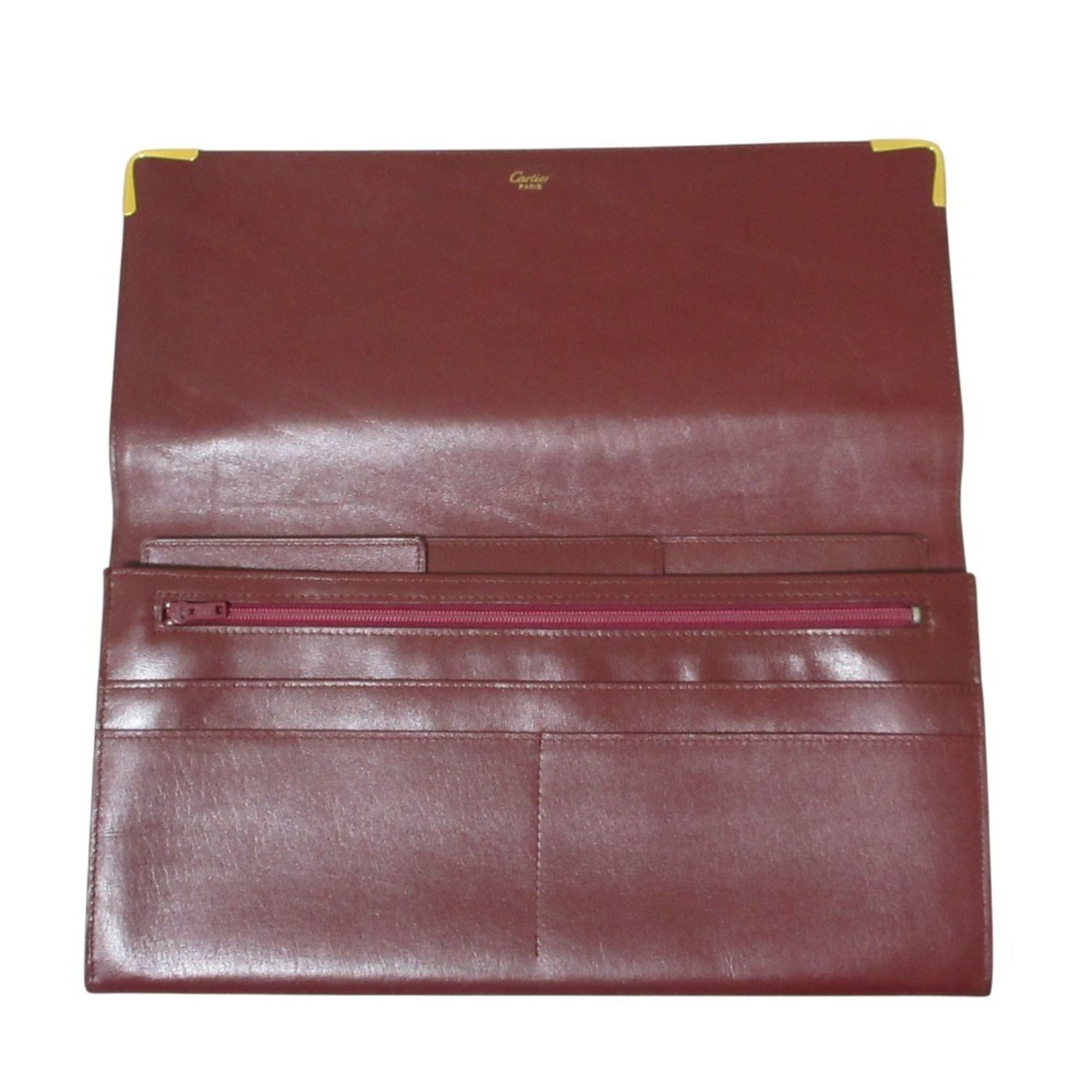 Leather Clutch Bag (Pre-Owned) - Cartier - Modalova