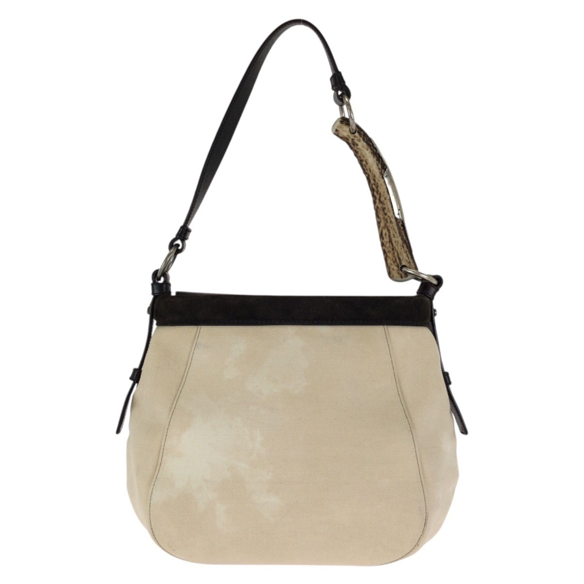 Canvas Leather Shoulder Bag (Pre-Owned) - Yves Saint Laurent - Modalova