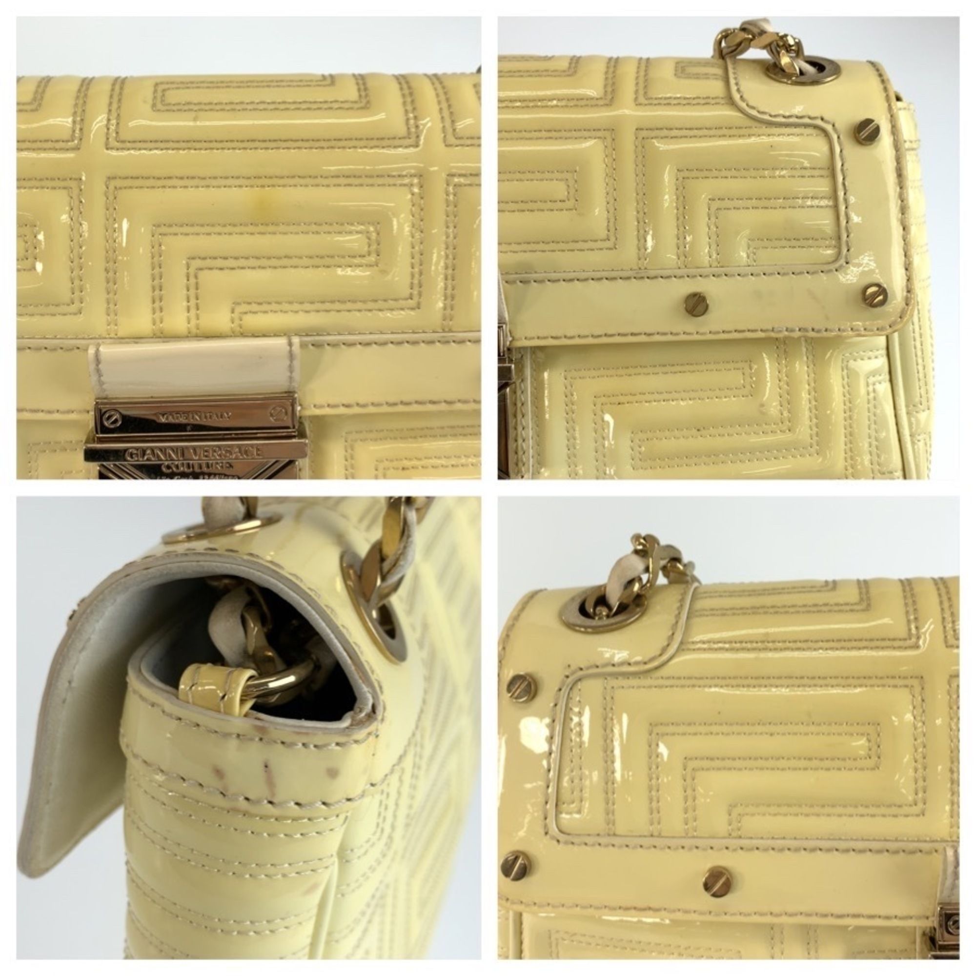 Leather Pochette Shoulder Bag (Pre-Owned) - Versace - Modalova