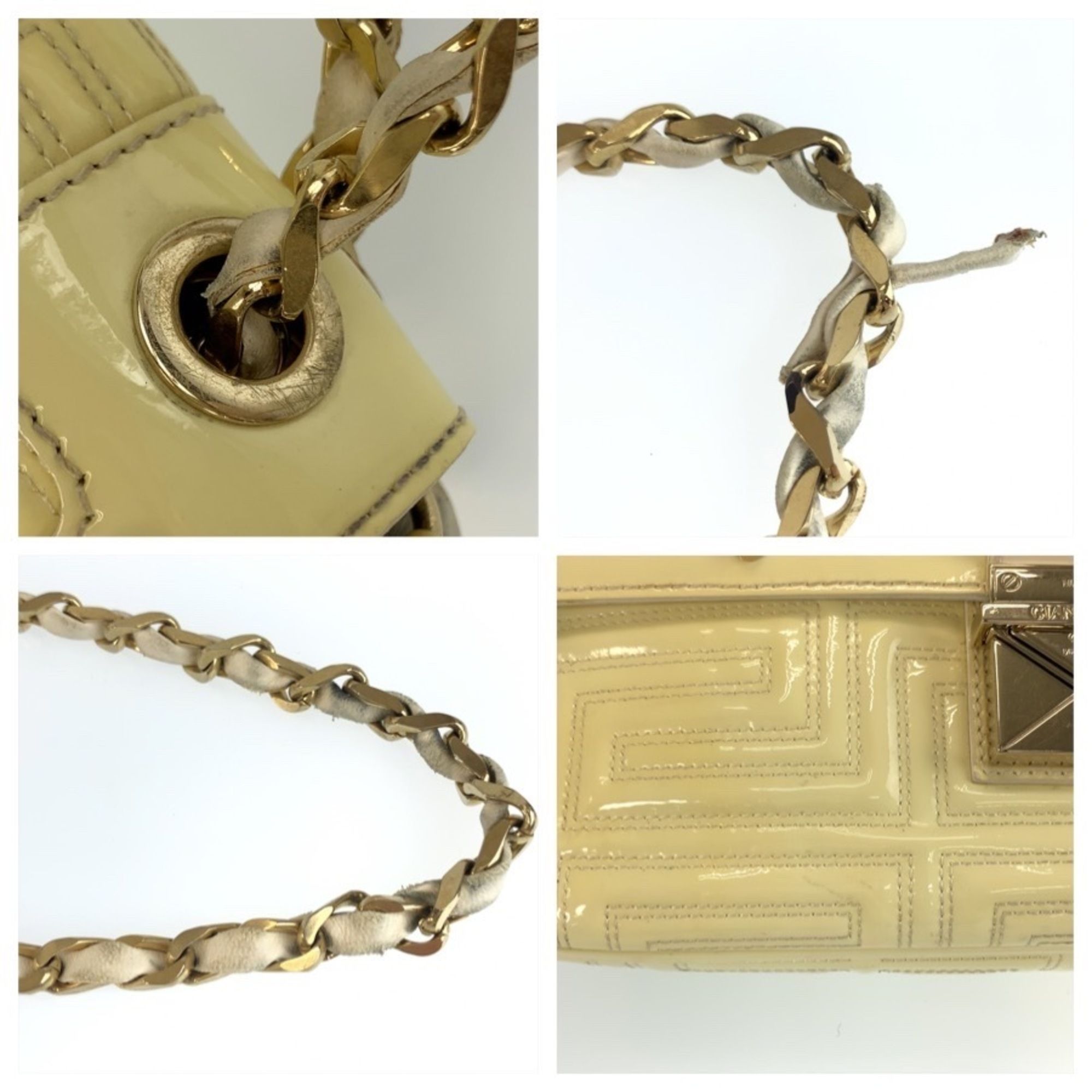 Leather Pochette Shoulder Bag (Pre-Owned) - Versace - Modalova