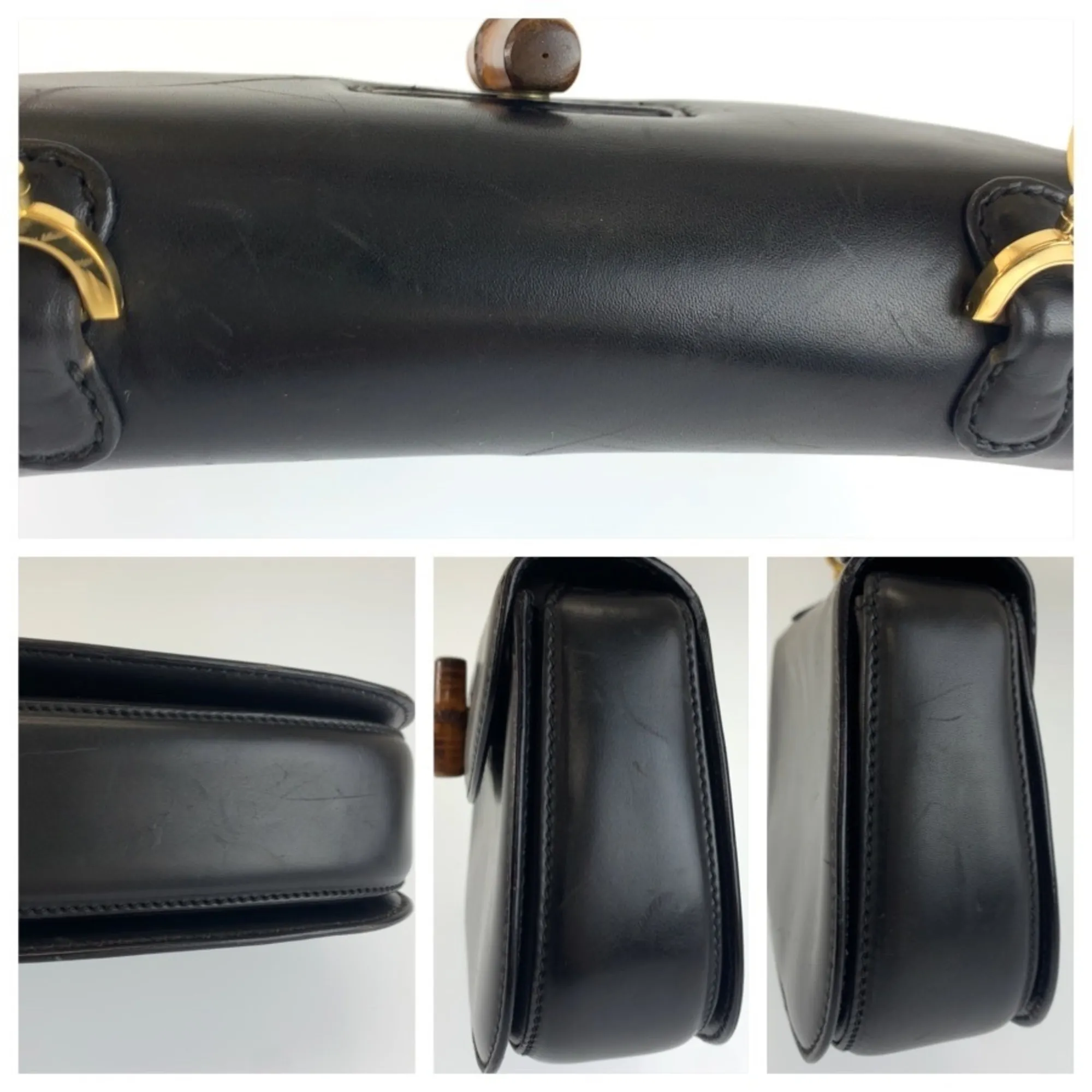 Leather Handbag (Pre-Owned) - Gucci - Modalova