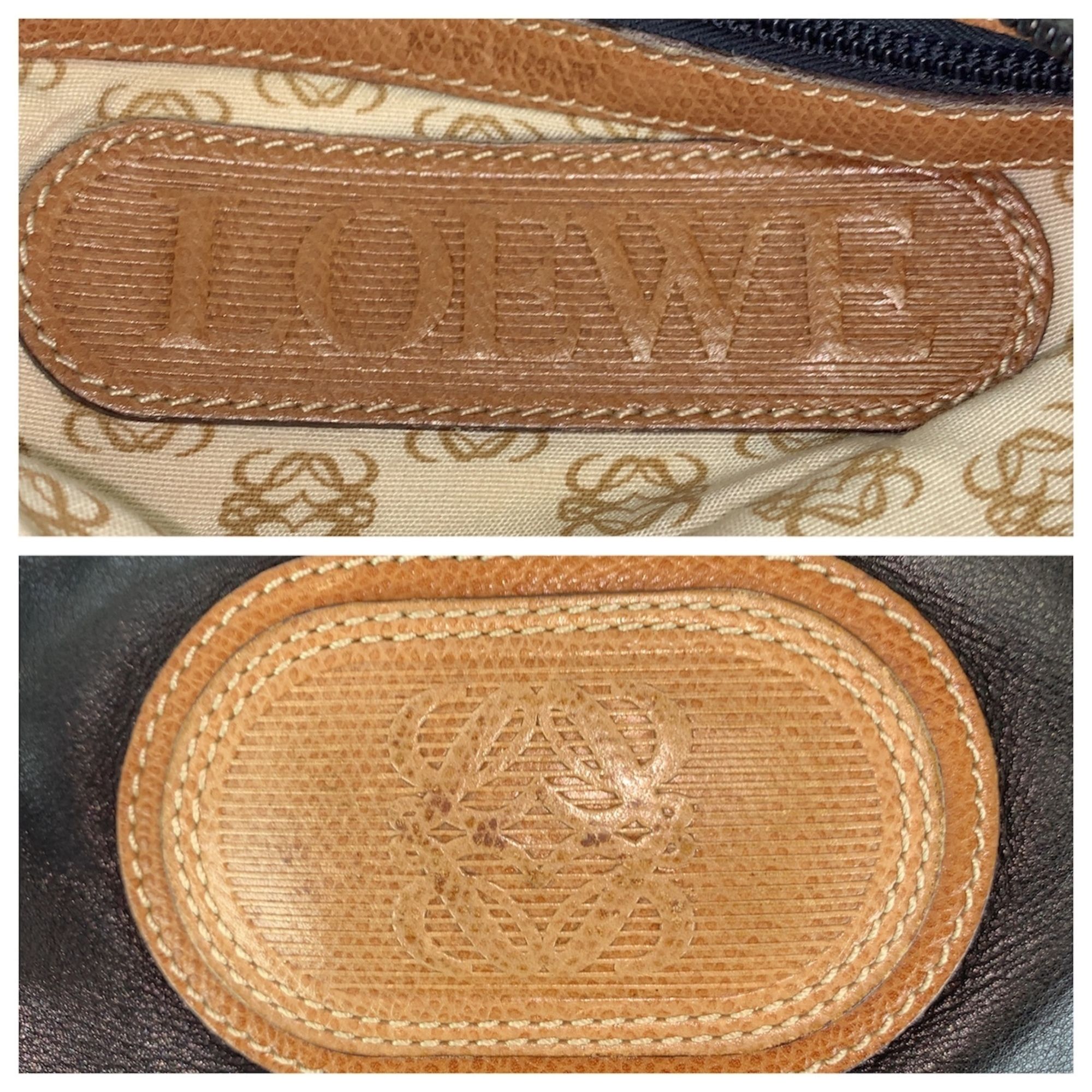 Leather Shoulder Bag (Pre-Owned) - Loewe - Modalova