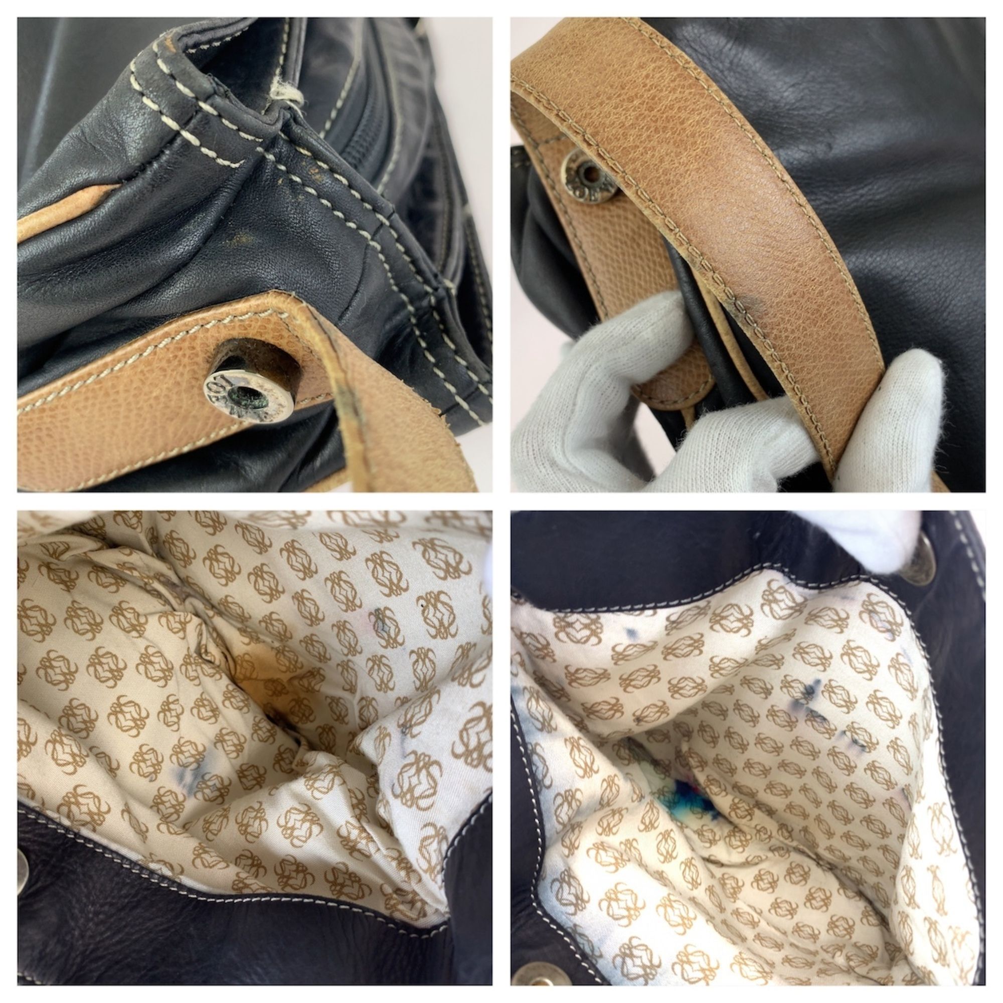 Leather Shoulder Bag (Pre-Owned) - Loewe - Modalova