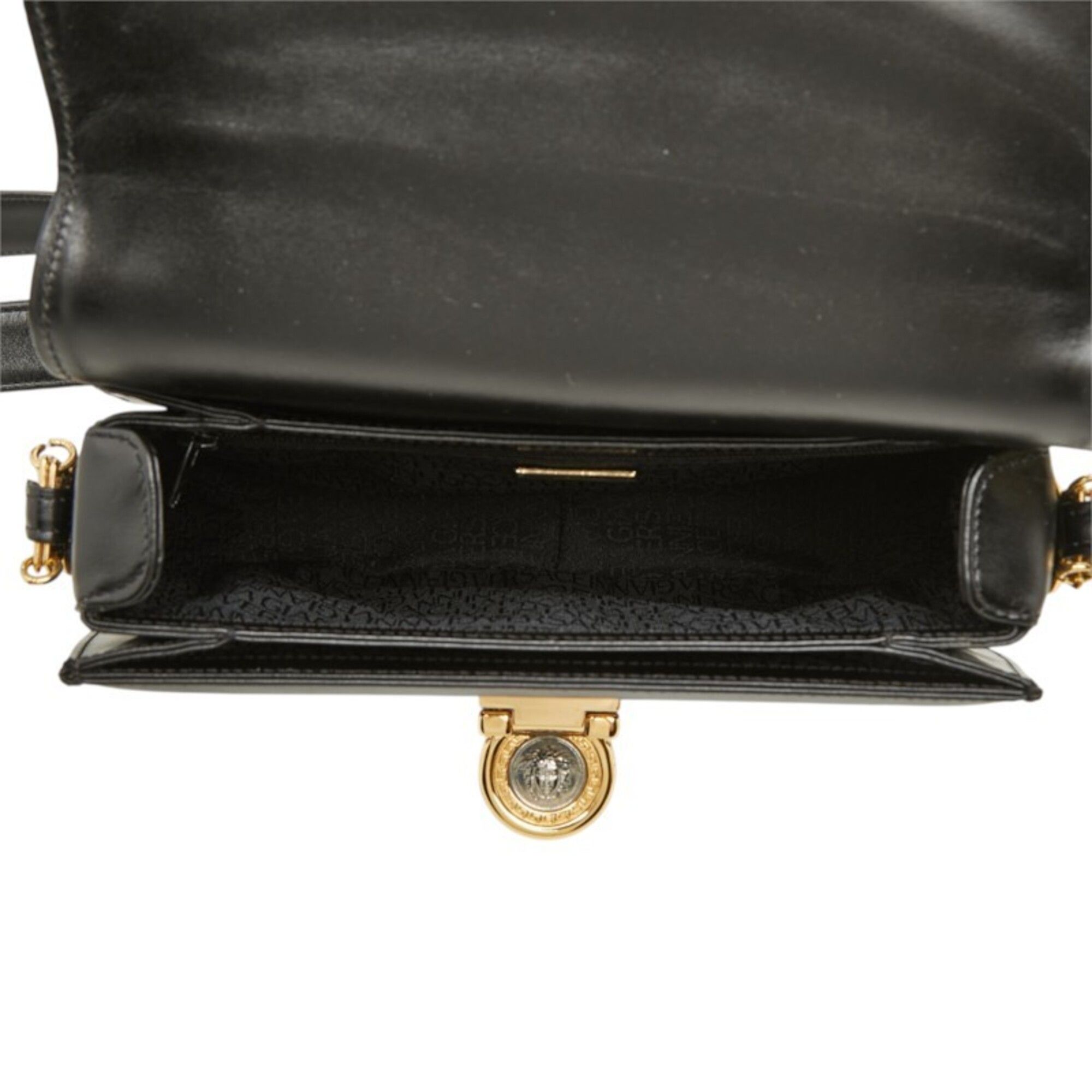 Leather Shoulder Bag (Pre-Owned) - Versace - Modalova
