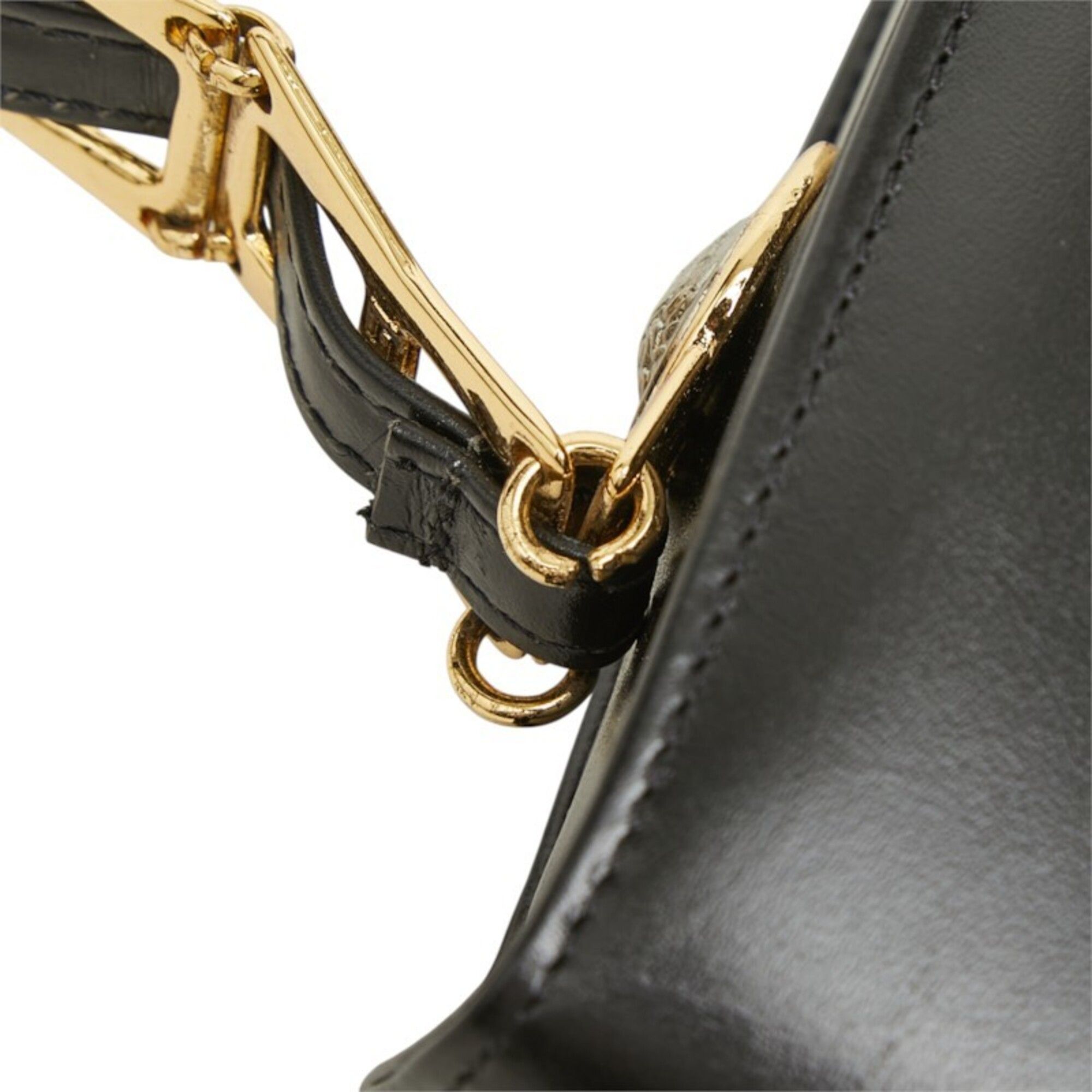 Leather Shoulder Bag (Pre-Owned) - Versace - Modalova