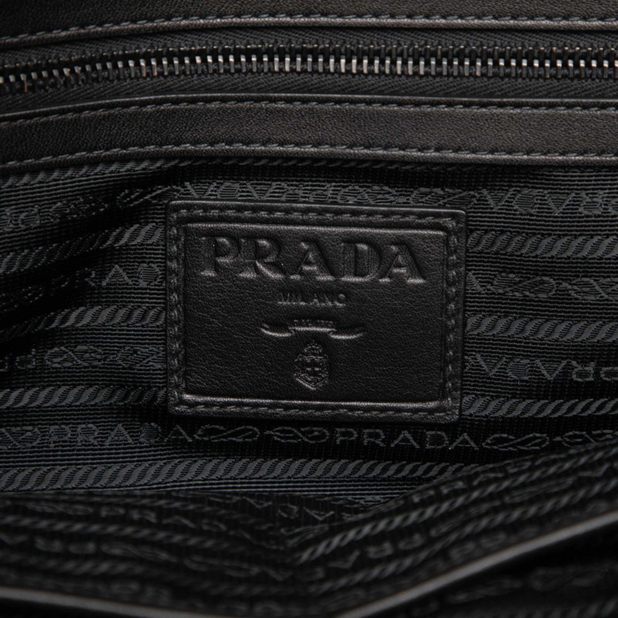 Leather Shoulder Bag Tote Bag (Pre-Owned) - Prada - Modalova