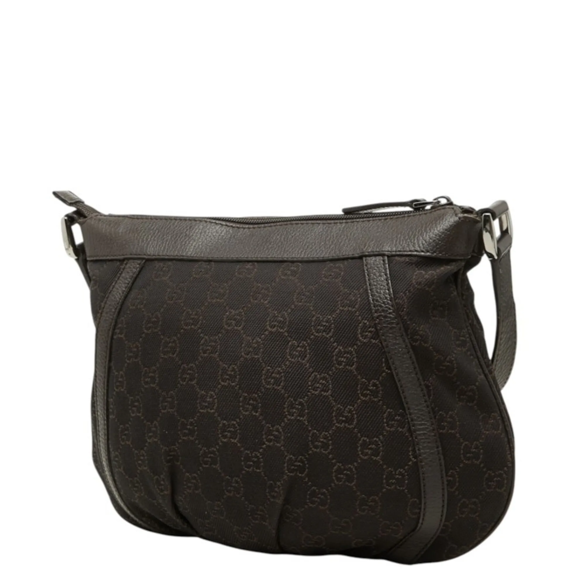 Canvas Leather Shoulder Bag (Pre-Owned) - Gucci - Modalova