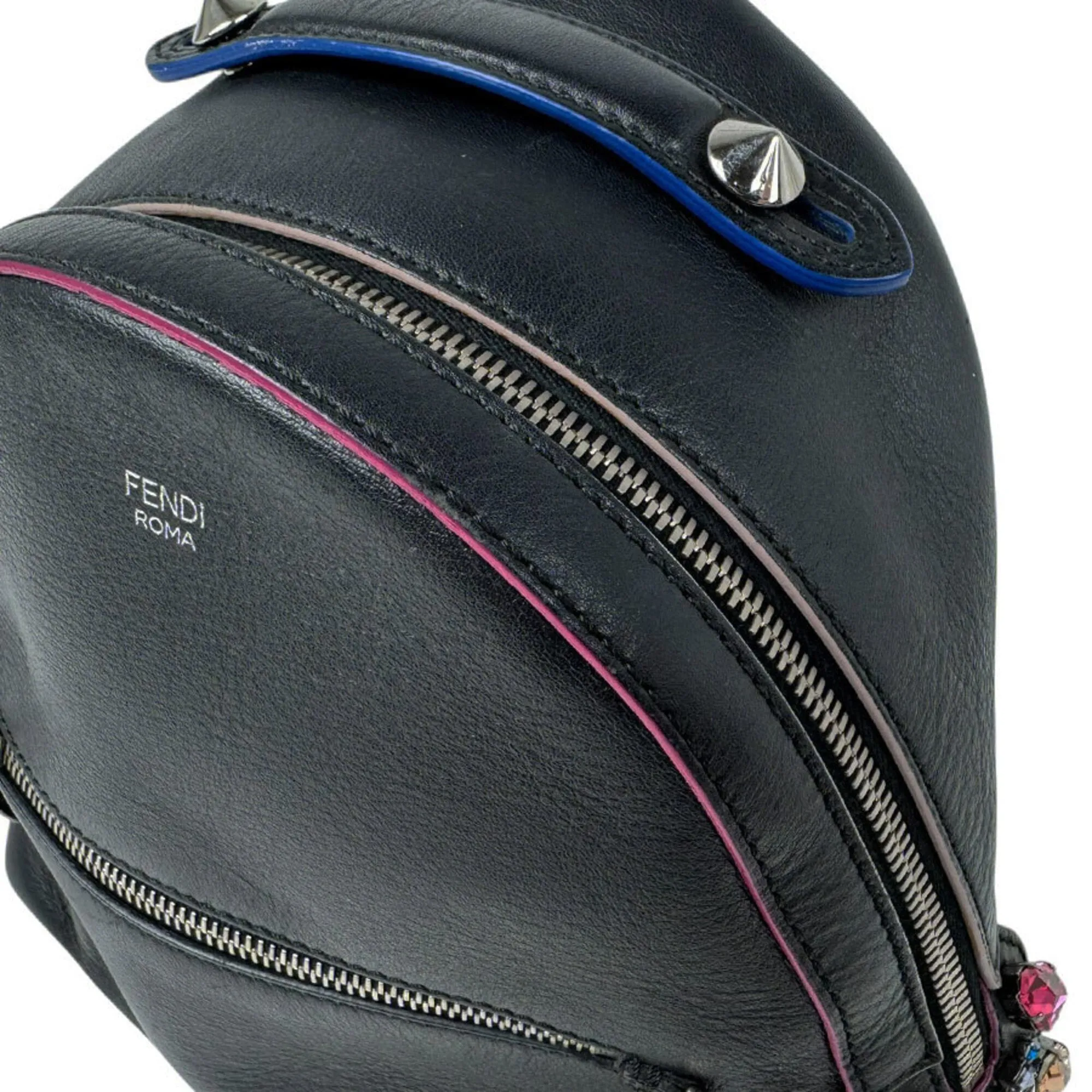 Leather Backpack (Pre-Owned) - Fendi - Modalova
