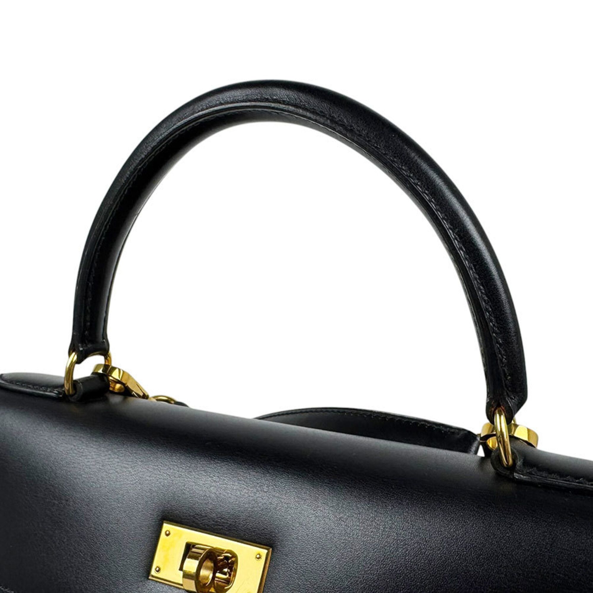Box Calf Leather Handbag Shoulder Bag (Pre-Owned) - Hermes - Modalova