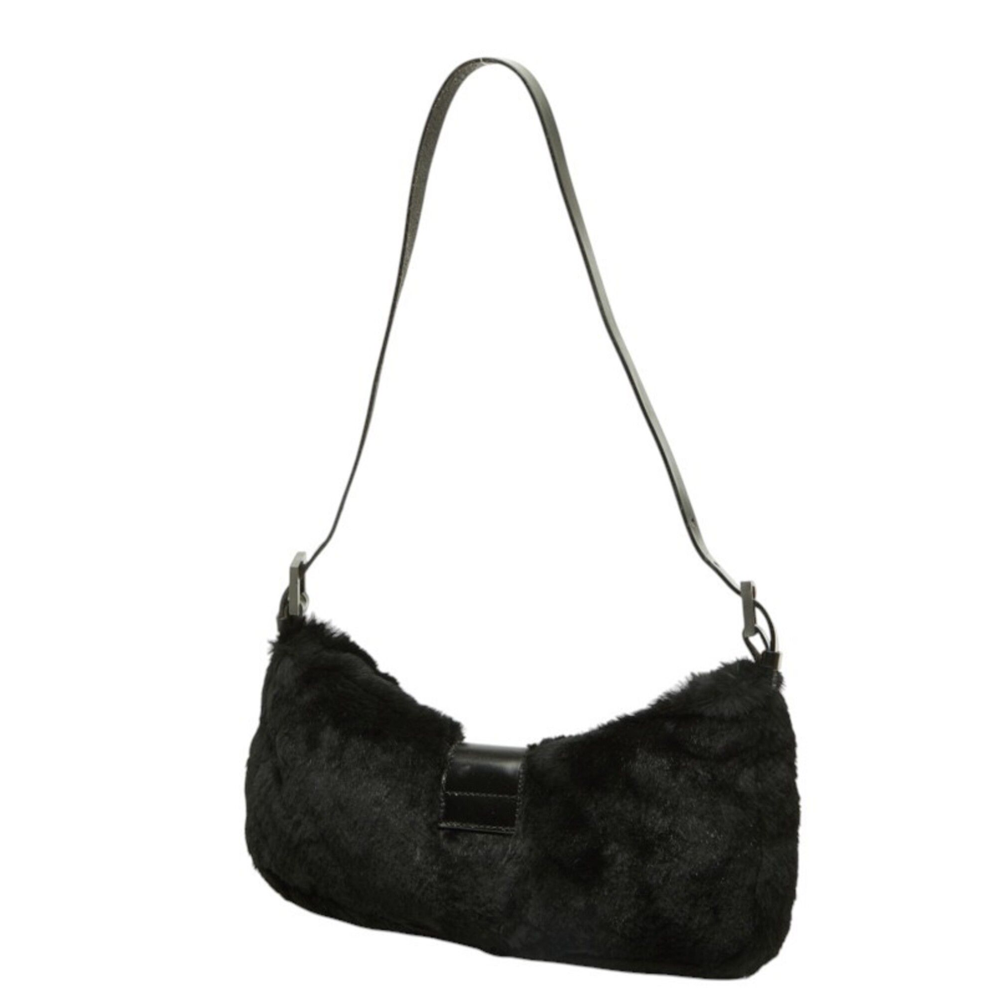 Fur Leather Shoulder Bag (Pre-Owned) - Fendi - Modalova