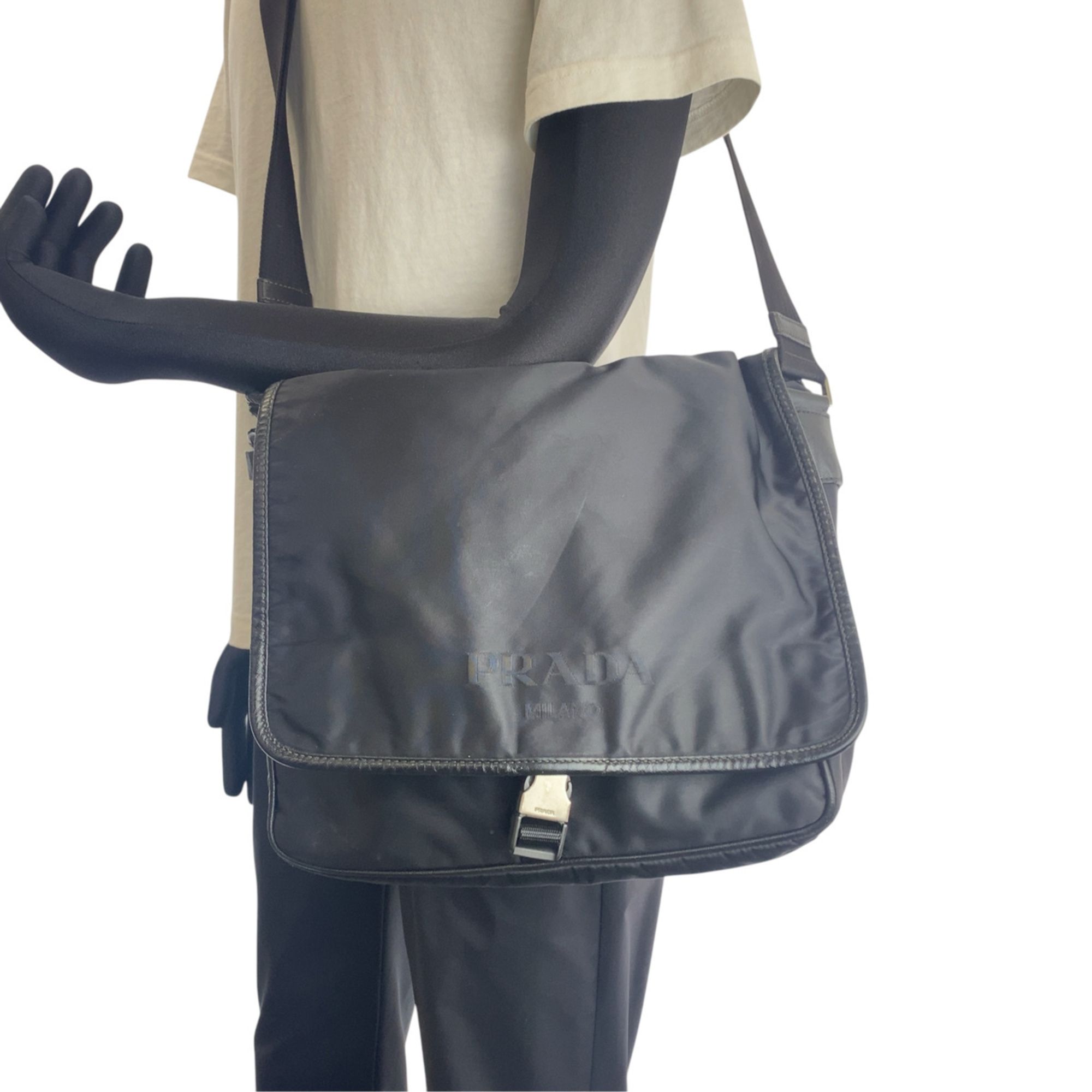 Nylon Messenger Bag Shoulder Bag (Pre-Owned) - Prada - Modalova