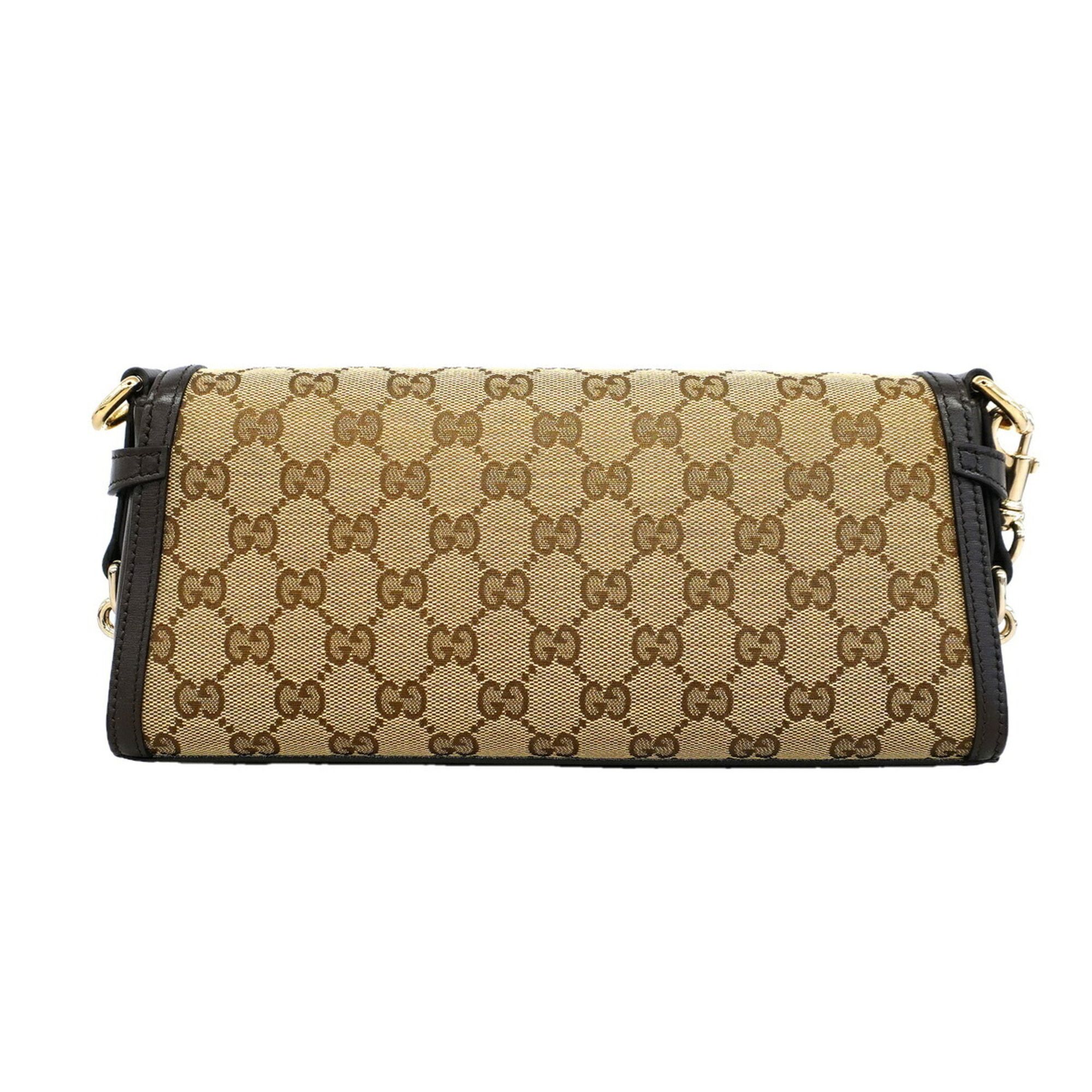 Canvas Shoulder Bag (Pre-Owned) - Gucci - Modalova