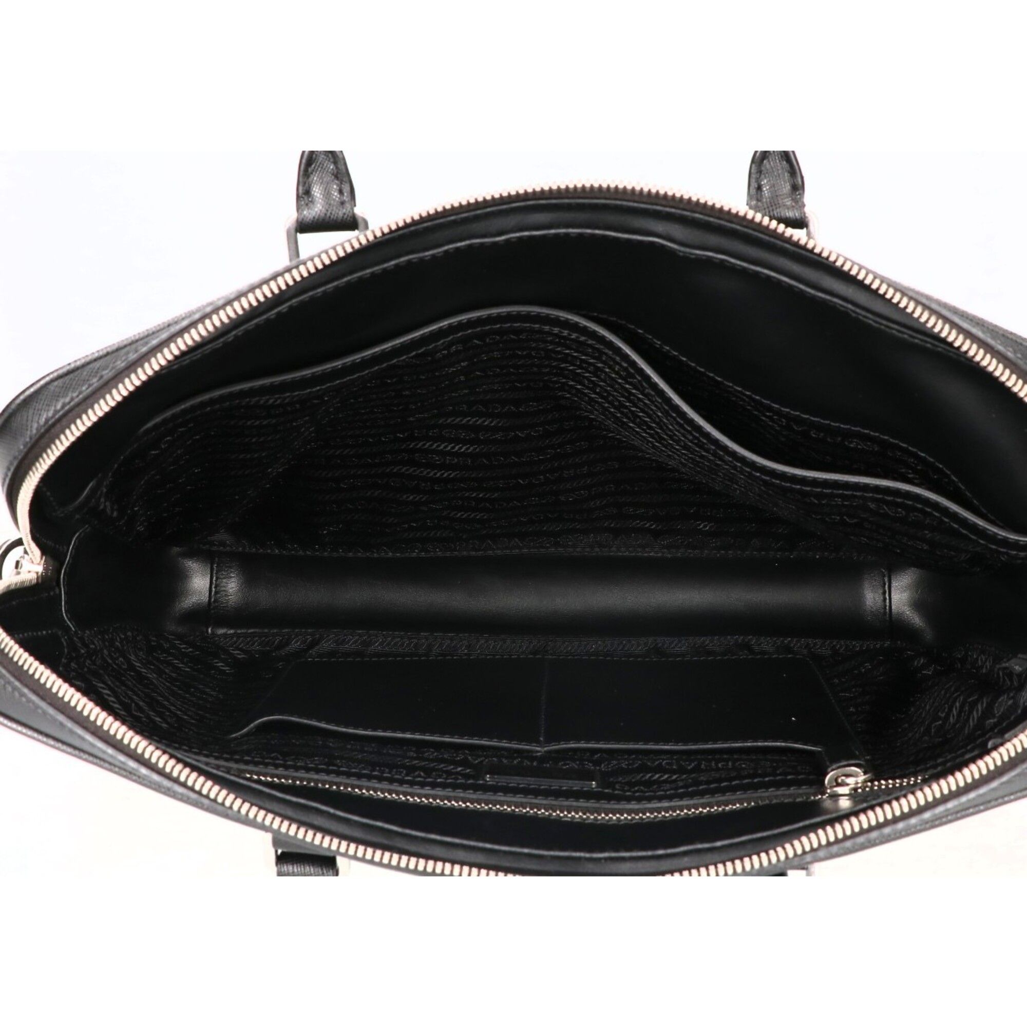 Leather Briefcase (Pre-Owned) - Prada - Modalova