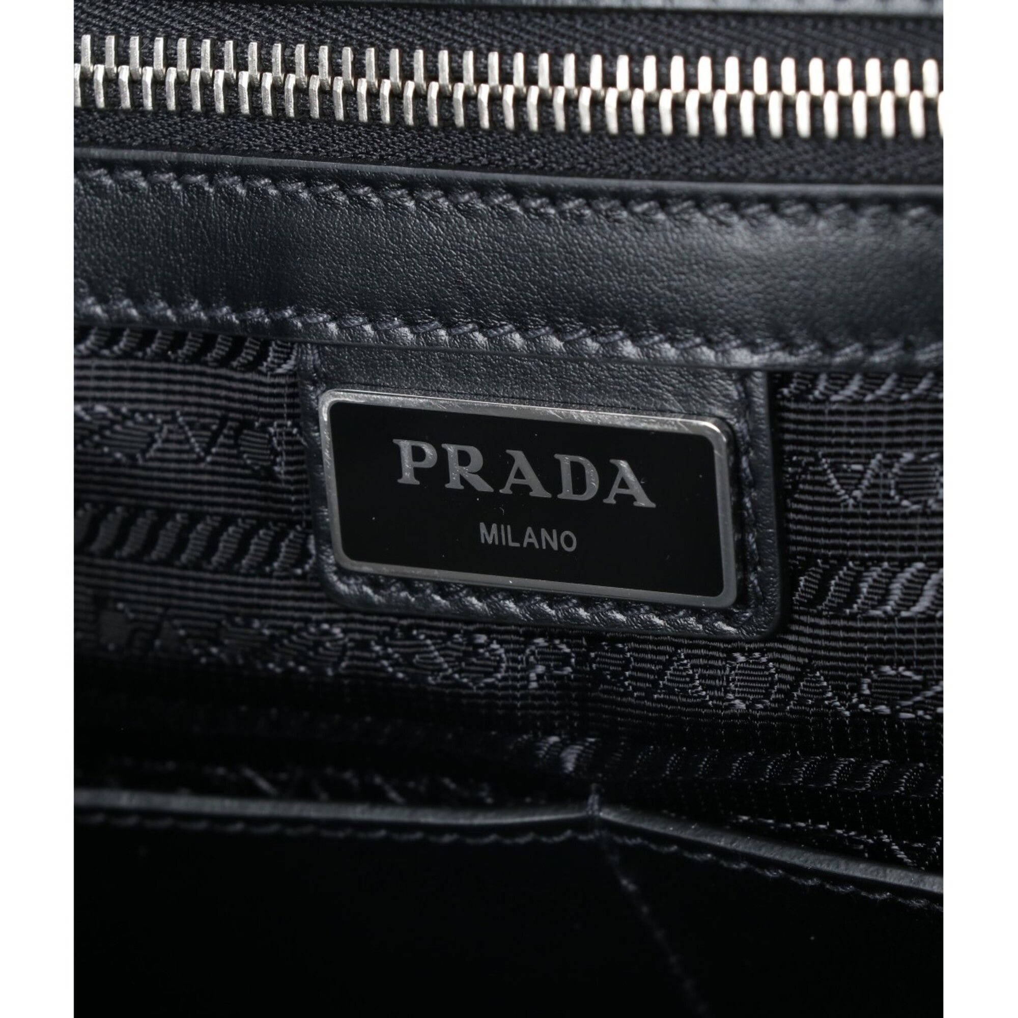 Leather Briefcase (Pre-Owned) - Prada - Modalova