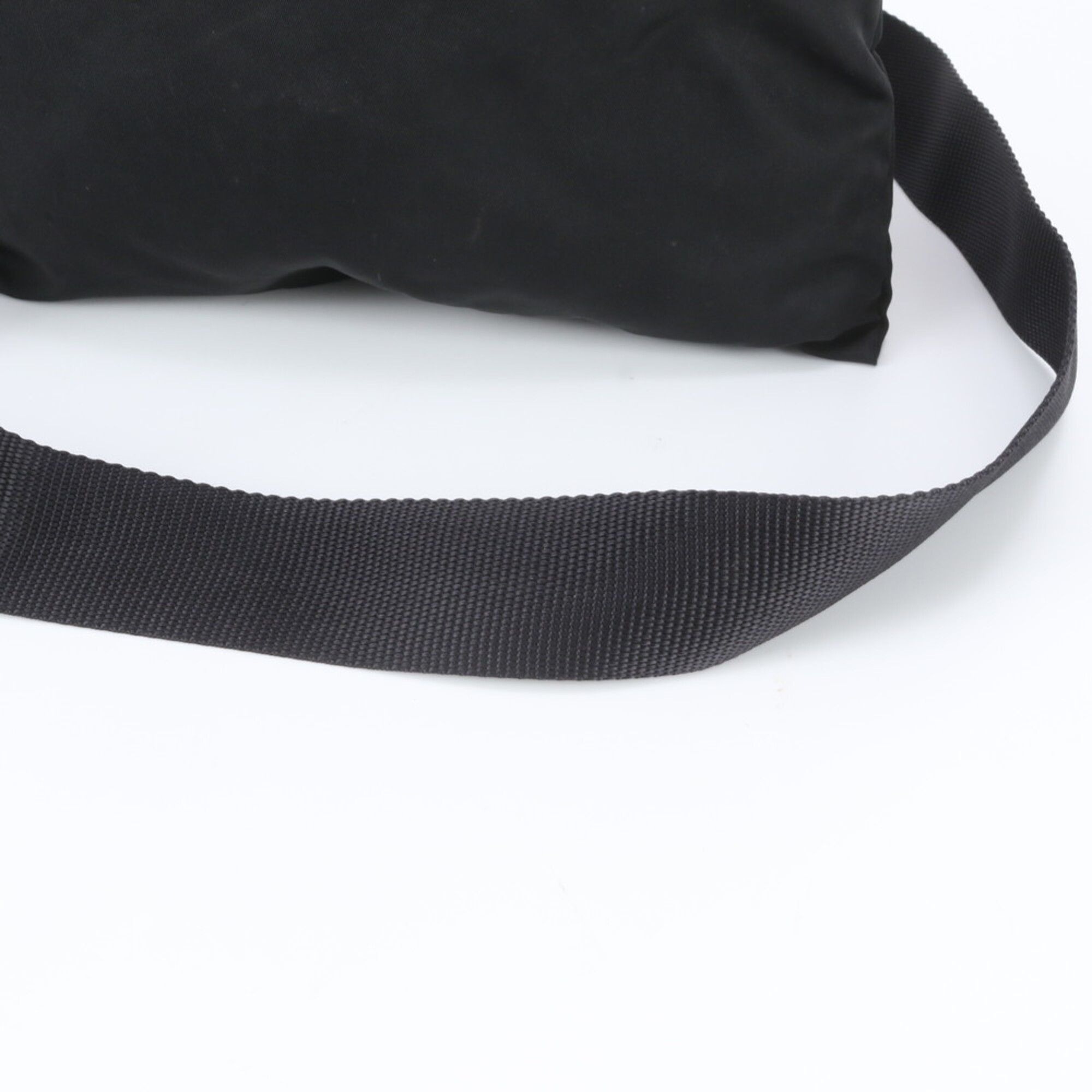 Leather Nylon Messenger Bag Shoulder Bag (Pre-Owned) - Prada - Modalova