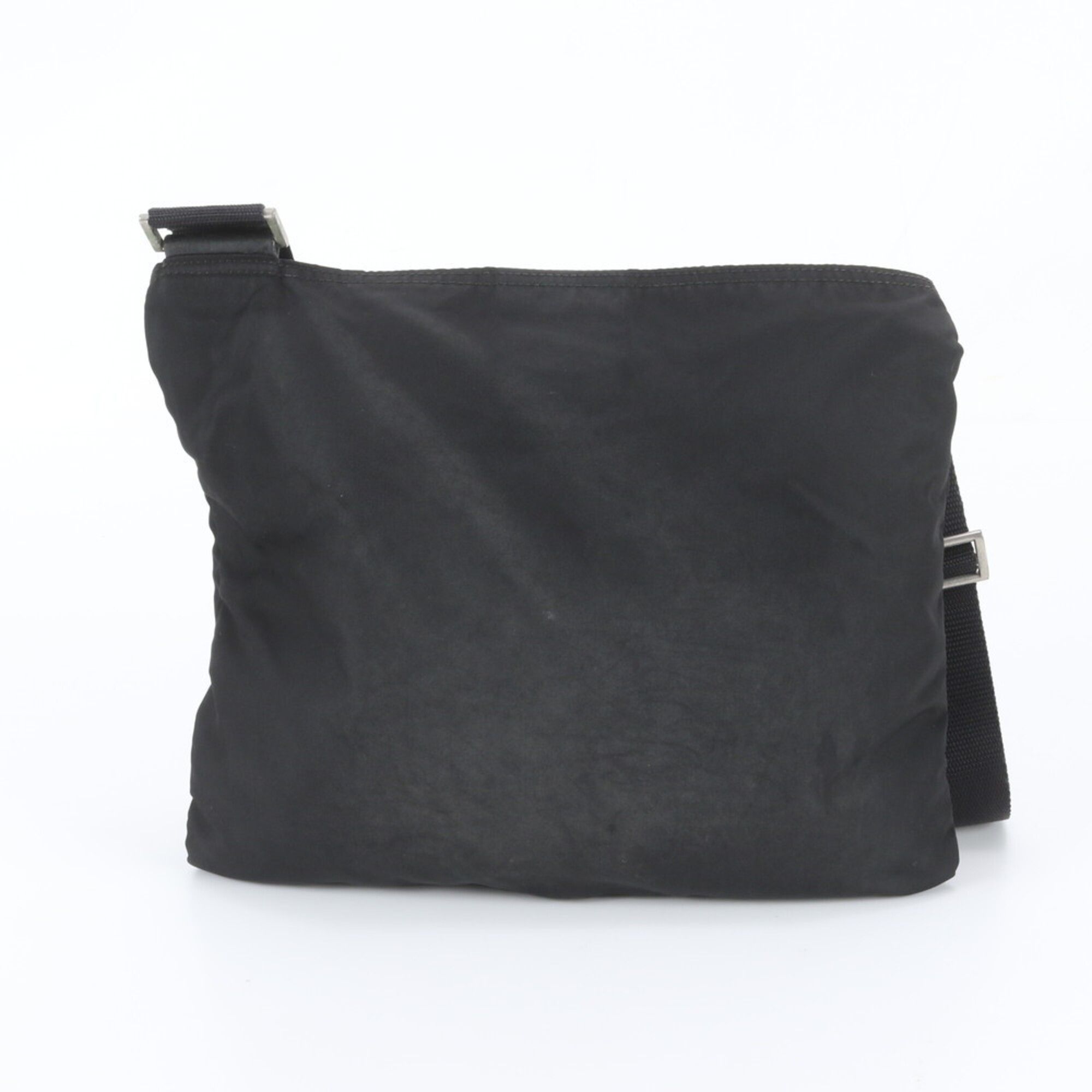 Leather Nylon Messenger Bag Shoulder Bag (Pre-Owned) - Prada - Modalova