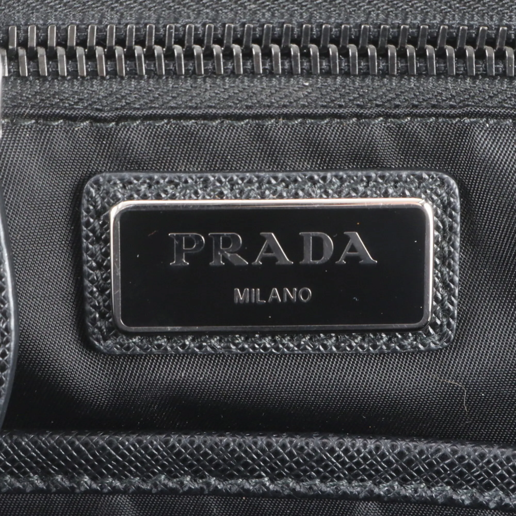 Leather Nylon Backpack (Pre-Owned) - Prada - Modalova