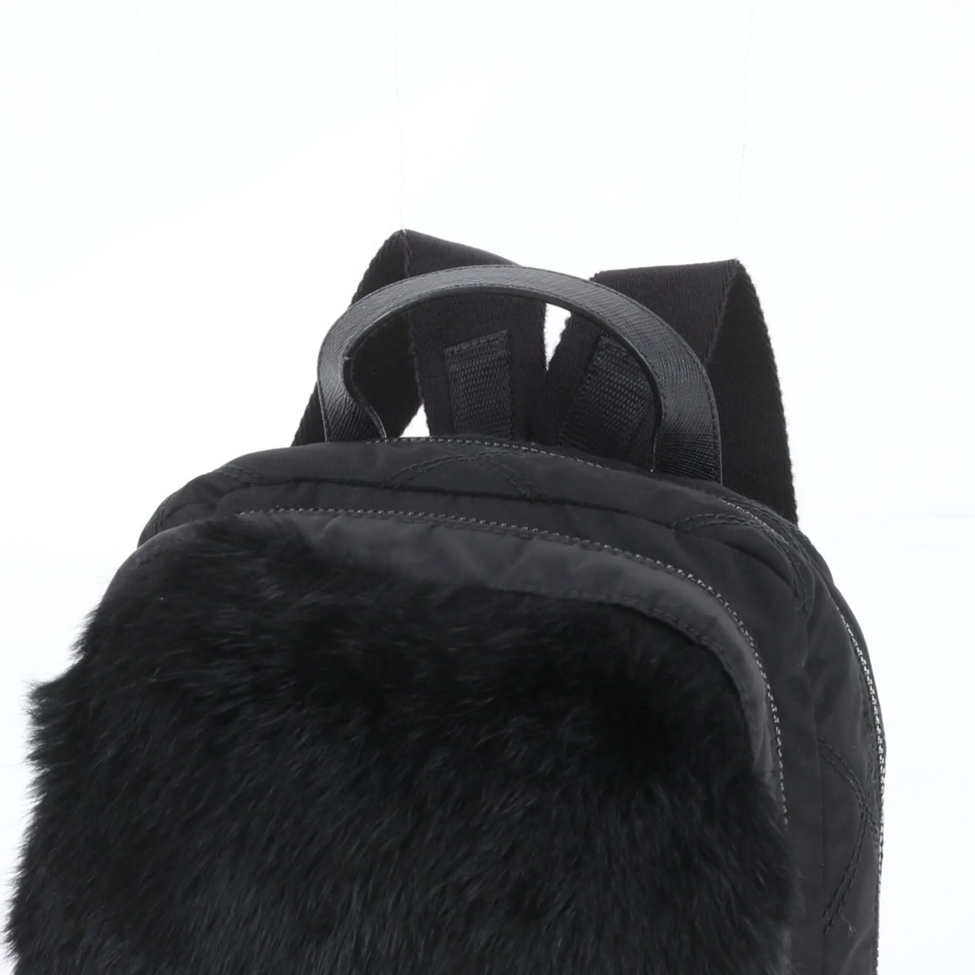 Leather Nylon Backpack (Pre-Owned) - Prada - Modalova