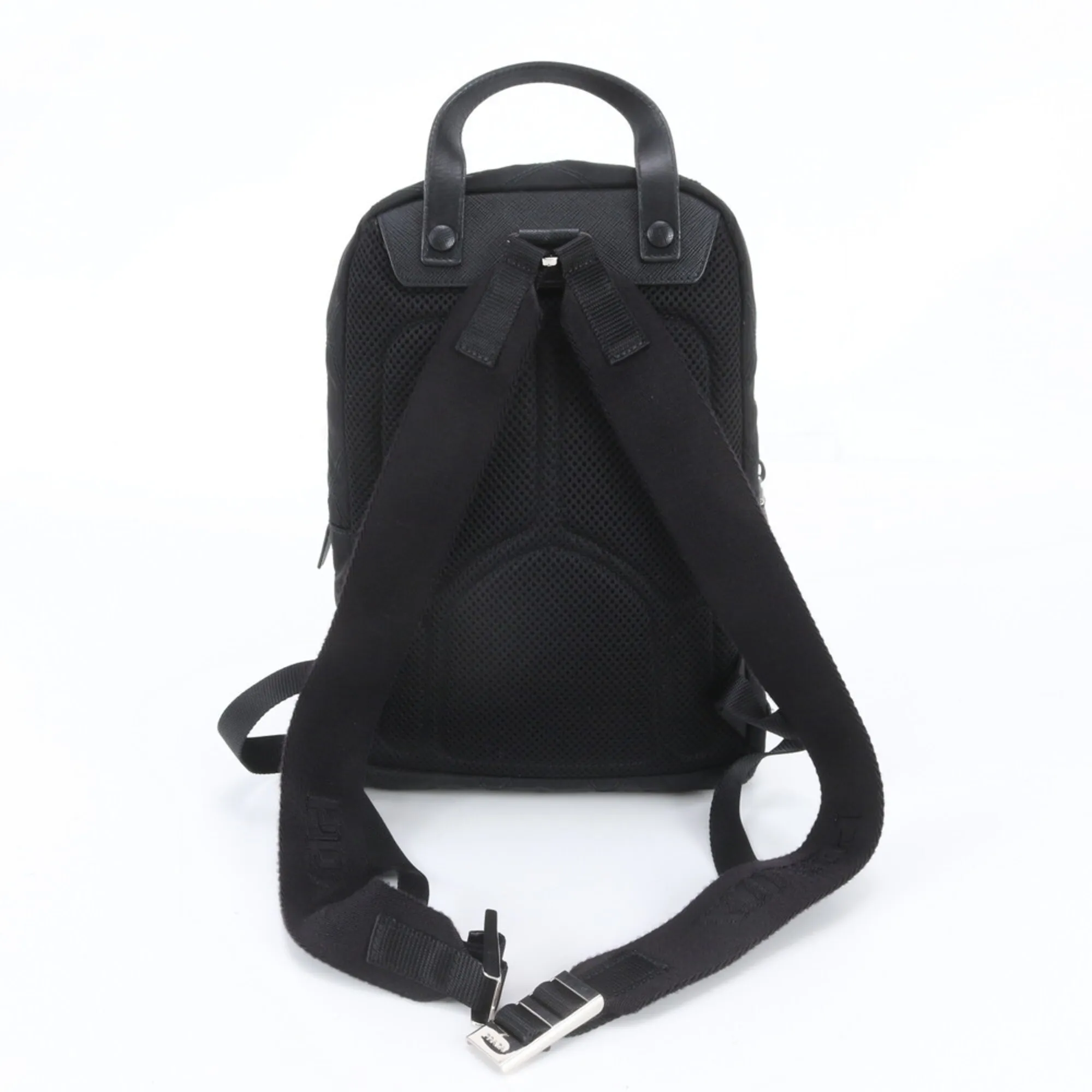 Leather Nylon Backpack (Pre-Owned) - Prada - Modalova