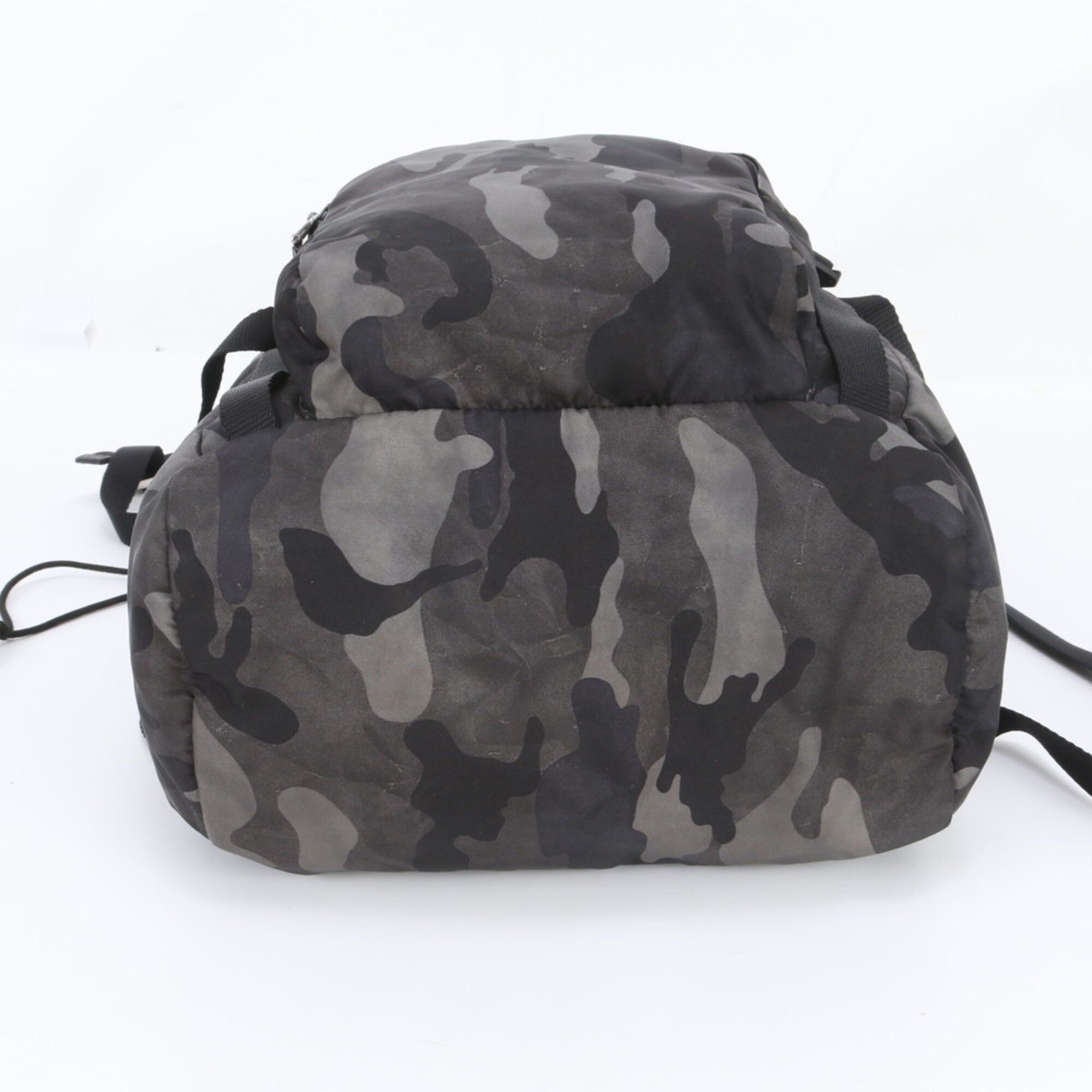 Leather Nylon Backpack (Pre-Owned) - Prada - Modalova