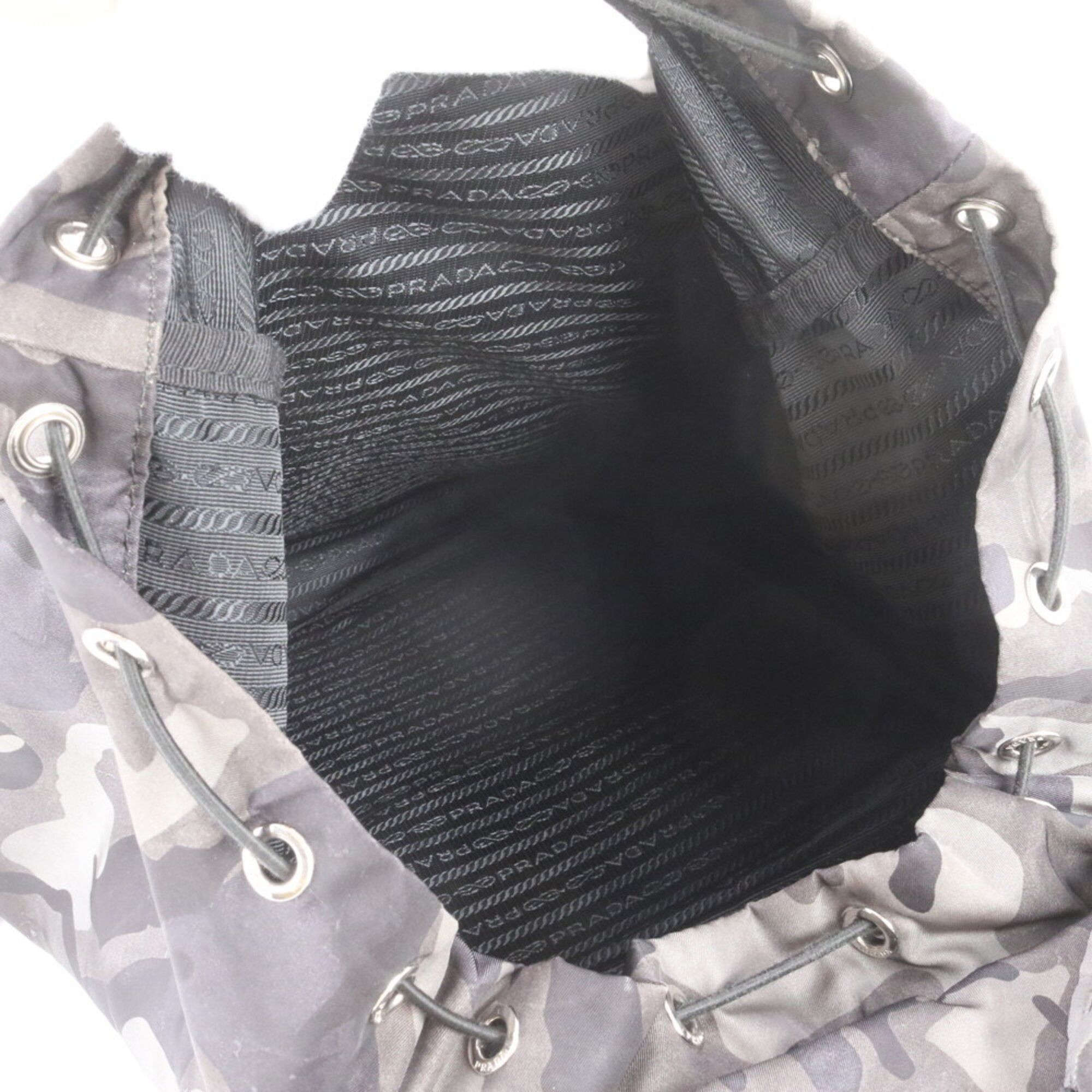 Leather Nylon Backpack (Pre-Owned) - Prada - Modalova