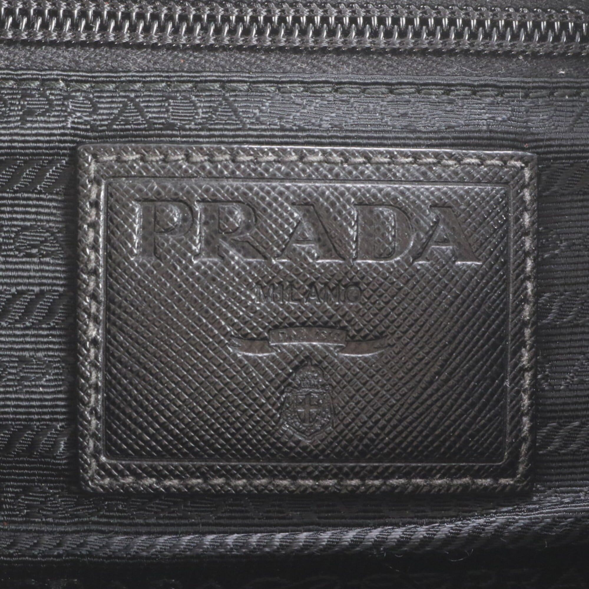 Leather Nylon Backpack (Pre-Owned) - Prada - Modalova