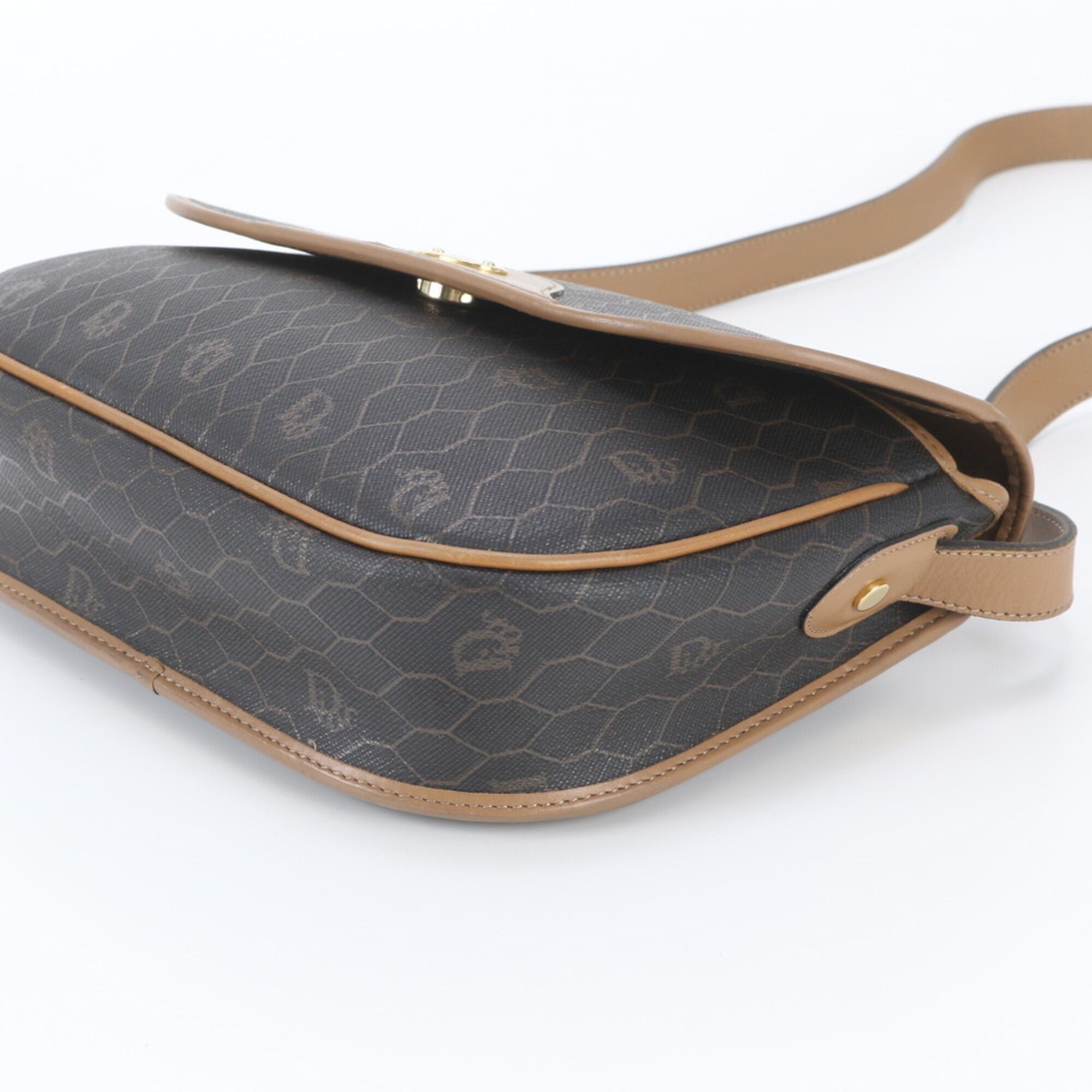 Leather Coated Canvas Shoulder Bag (Pre-Owned) - Christian Dior - Modalova