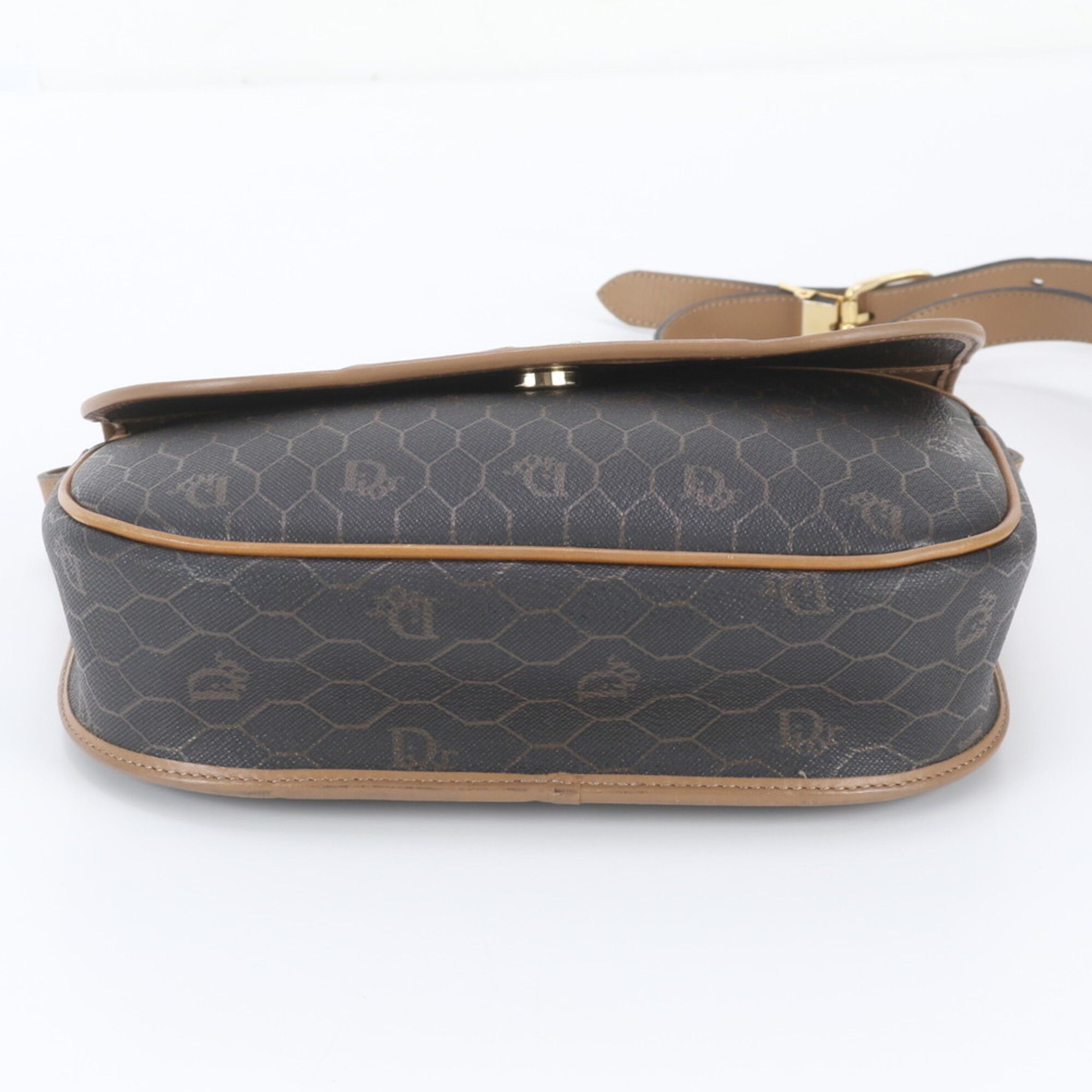 Leather Coated Canvas Shoulder Bag (Pre-Owned) - Christian Dior - Modalova