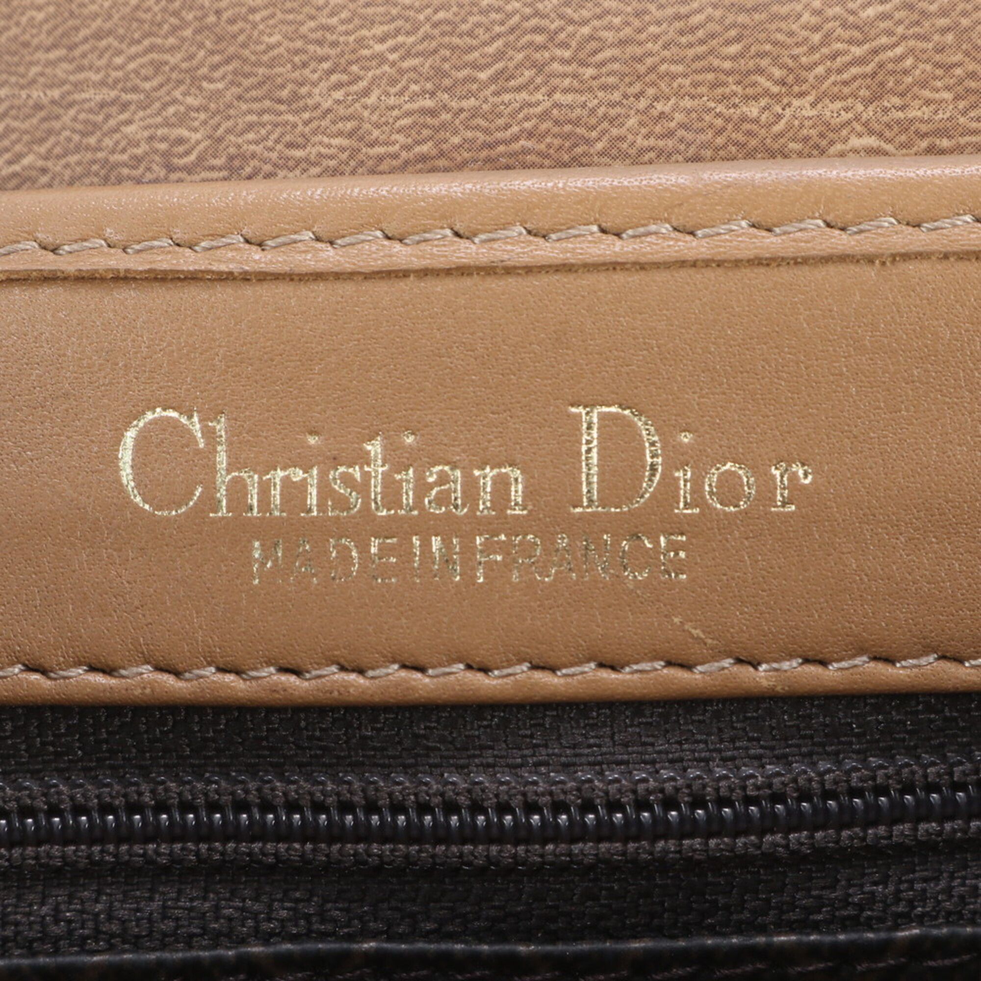 Leather Coated Canvas Shoulder Bag (Pre-Owned) - Christian Dior - Modalova
