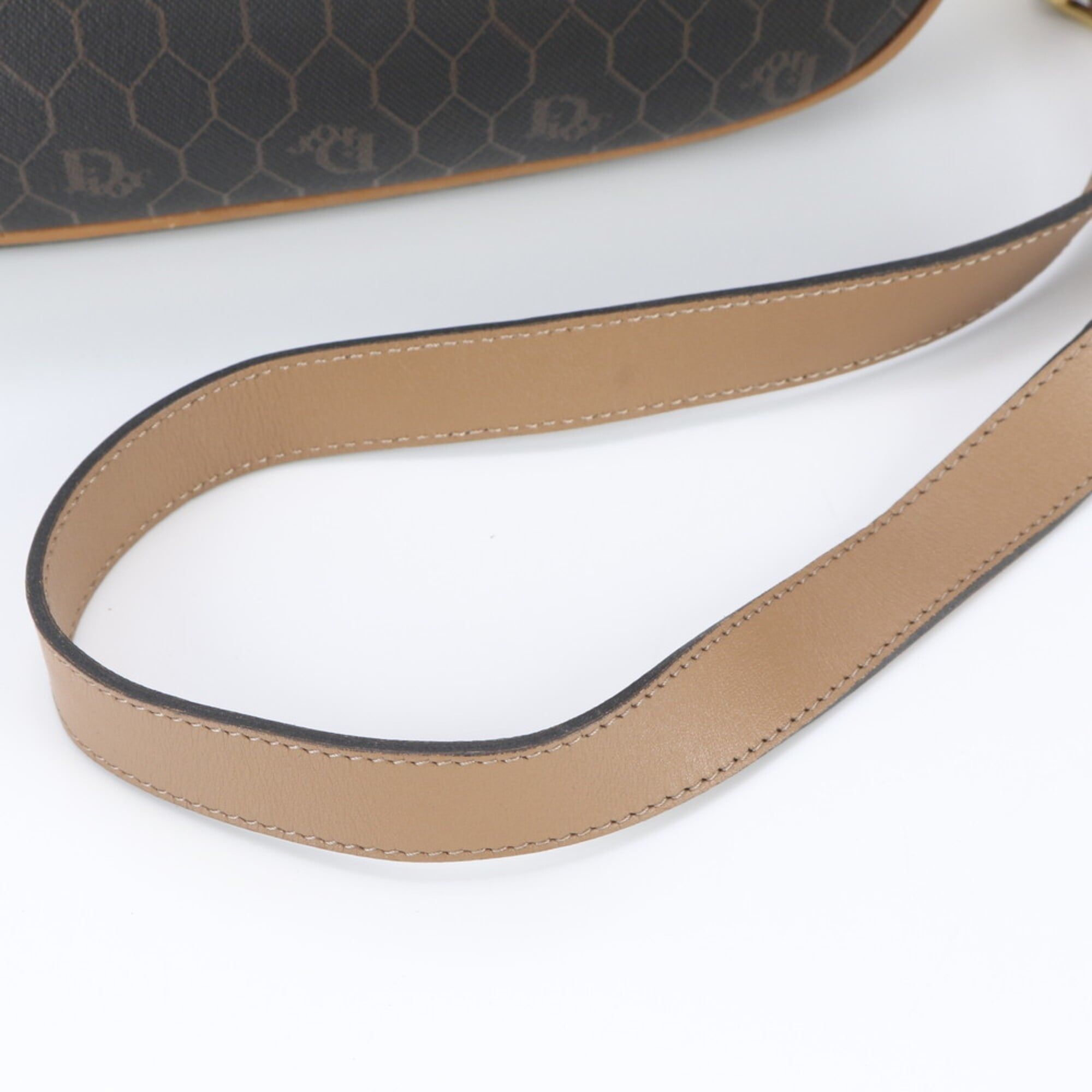 Leather Coated Canvas Shoulder Bag (Pre-Owned) - Christian Dior - Modalova