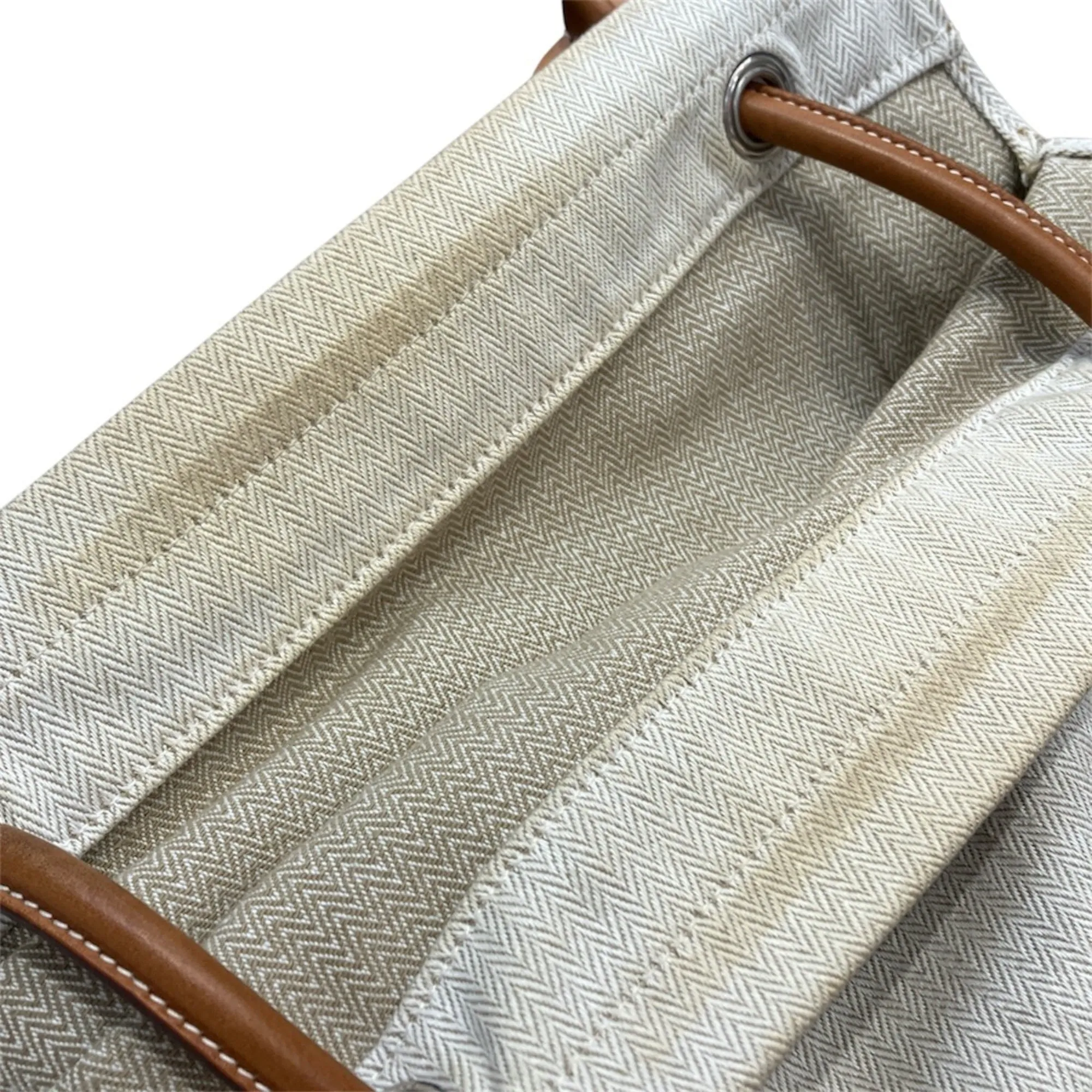 Toile Chevron Swift Leather Shoulder Bag (Pre-Owned) - Hermes - Modalova