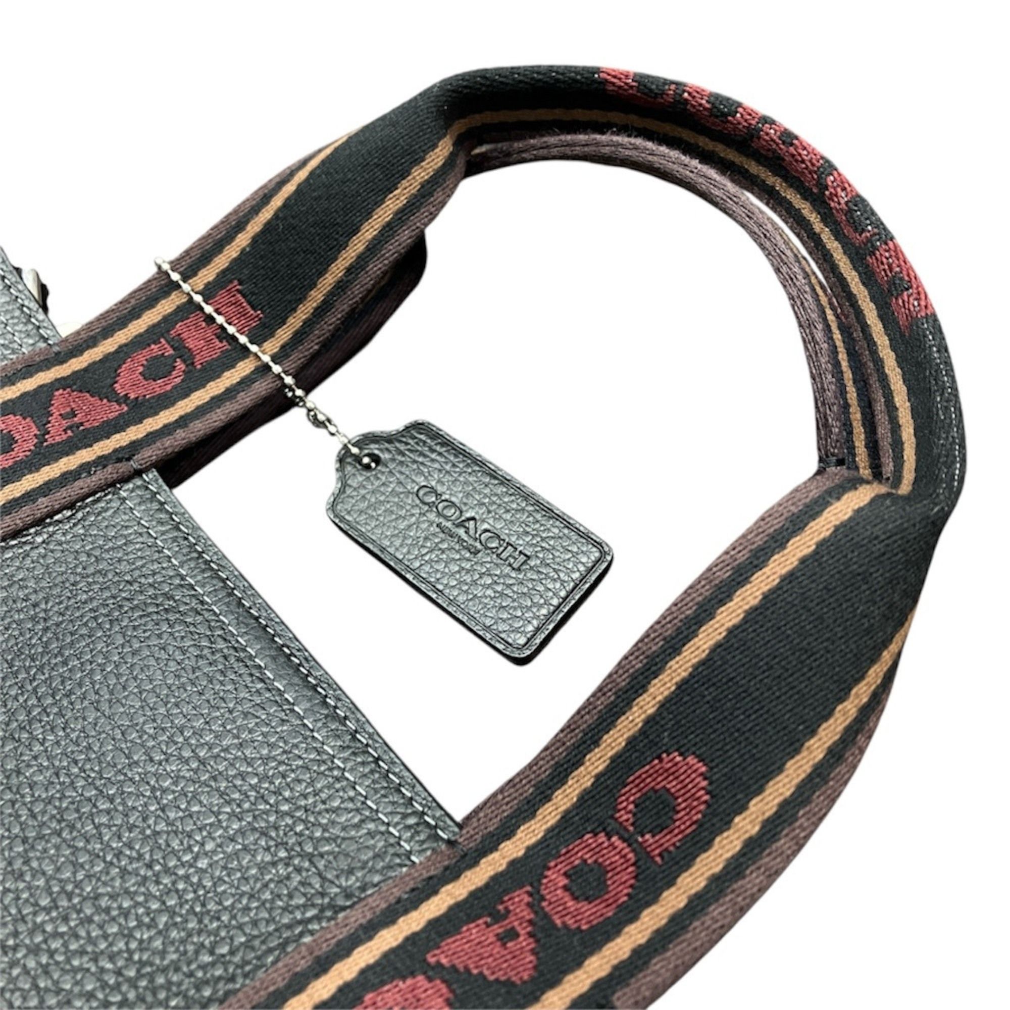 Leather Canvas Tote Bag (Pre-Owned) - Coach - Modalova