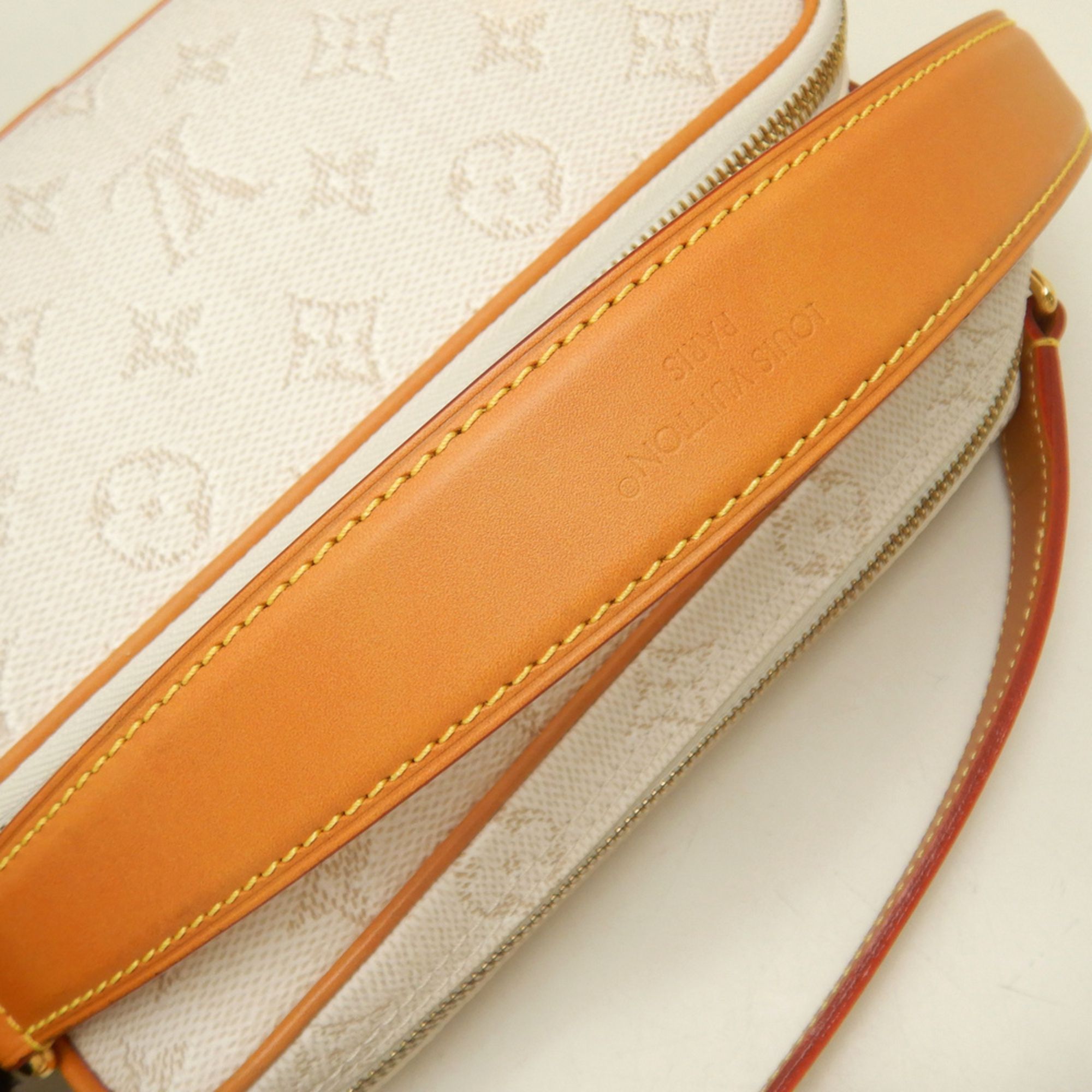Coated Canvas Leather Shoulder Bag (Pre-Owned) - Louis Vuitton - Modalova