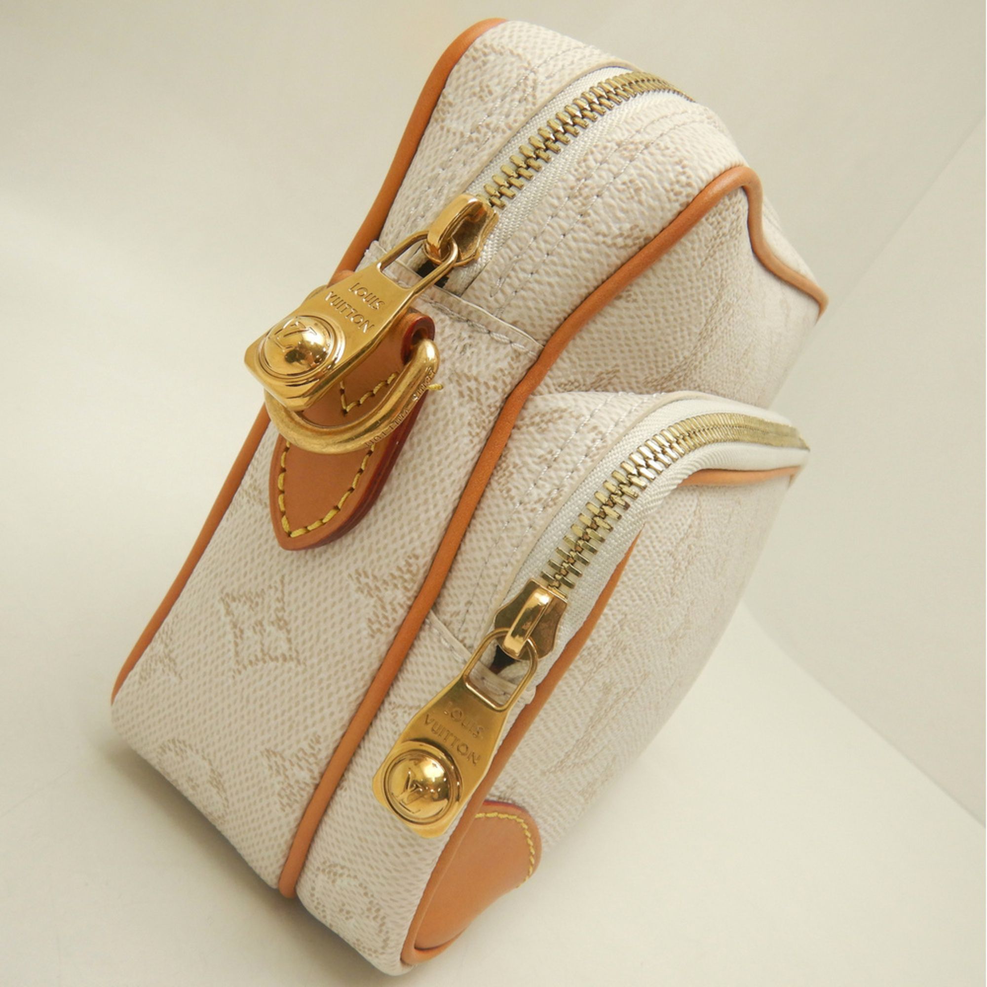 Coated Canvas Leather Shoulder Bag (Pre-Owned) - Louis Vuitton - Modalova
