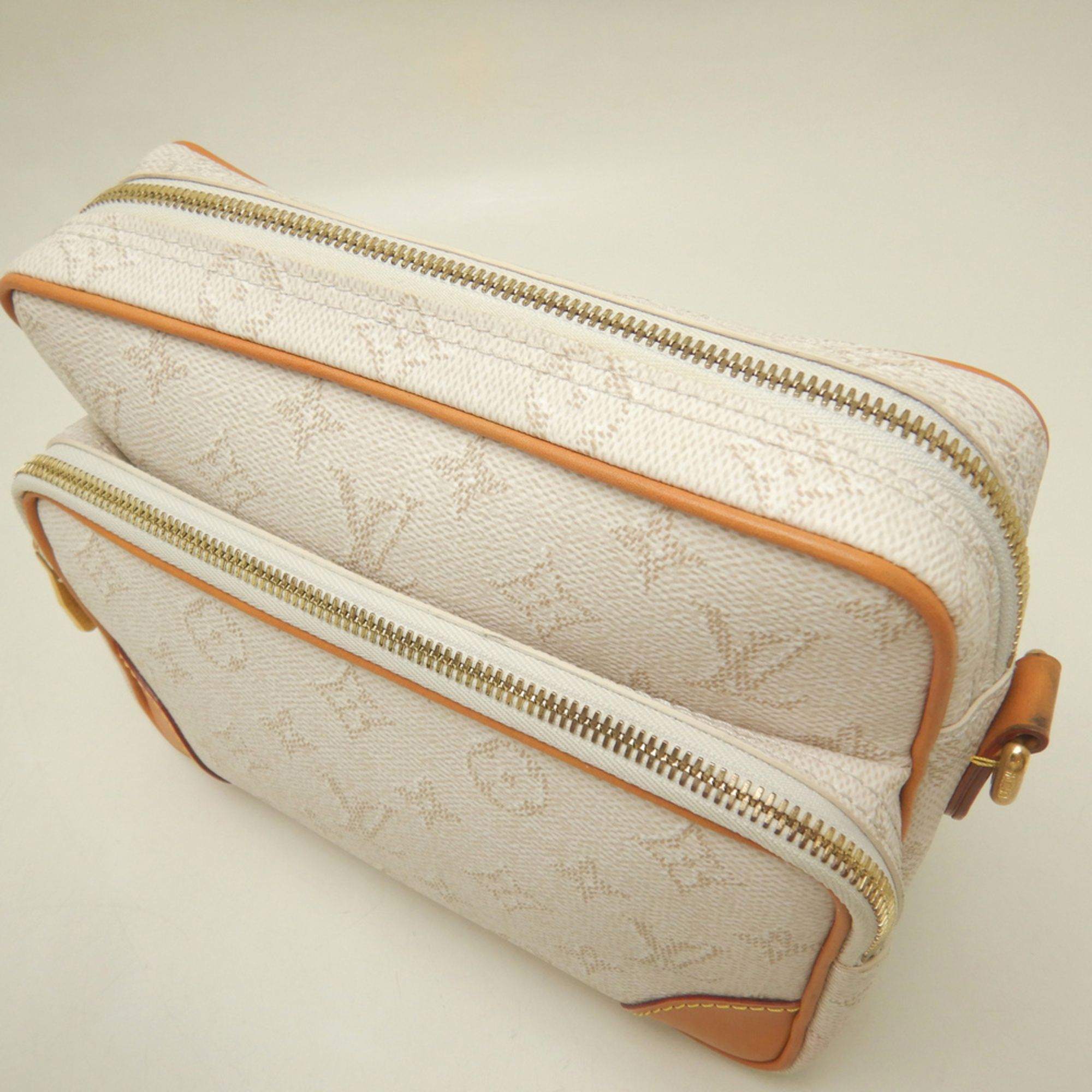 Coated Canvas Leather Shoulder Bag (Pre-Owned) - Louis Vuitton - Modalova