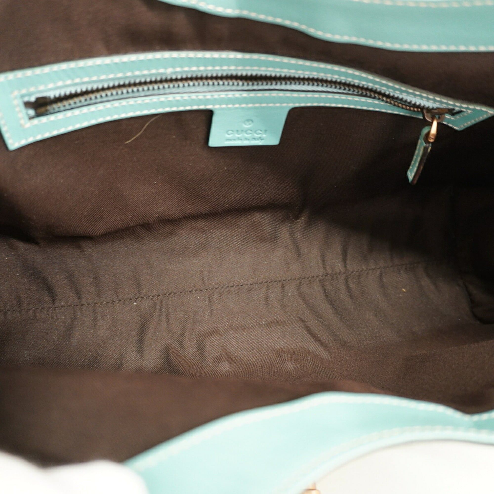 Leather Canvas Handbag (Pre-Owned) - Gucci - Modalova
