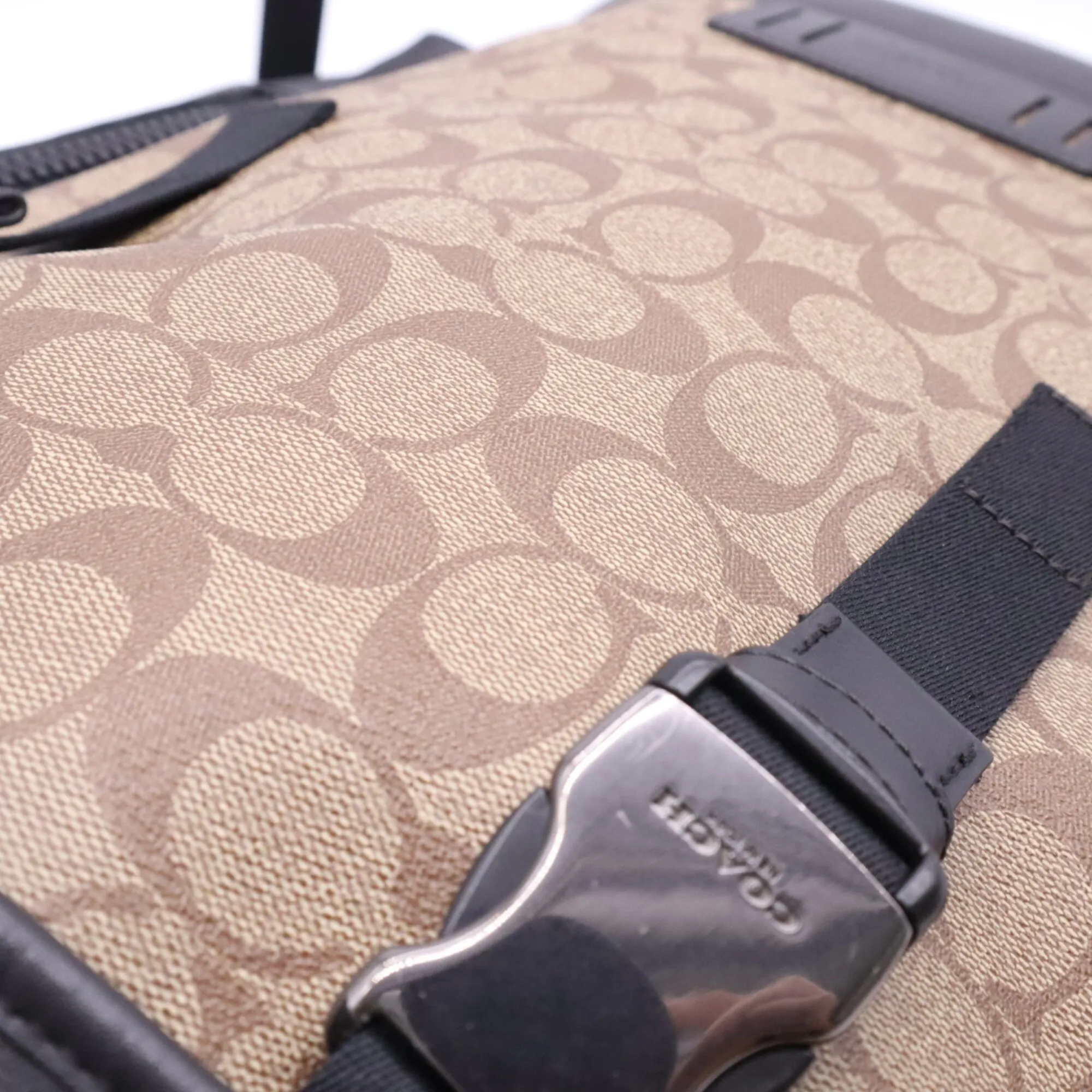 Canvas Leather Backpack (Pre-Owned) - Coach - Modalova