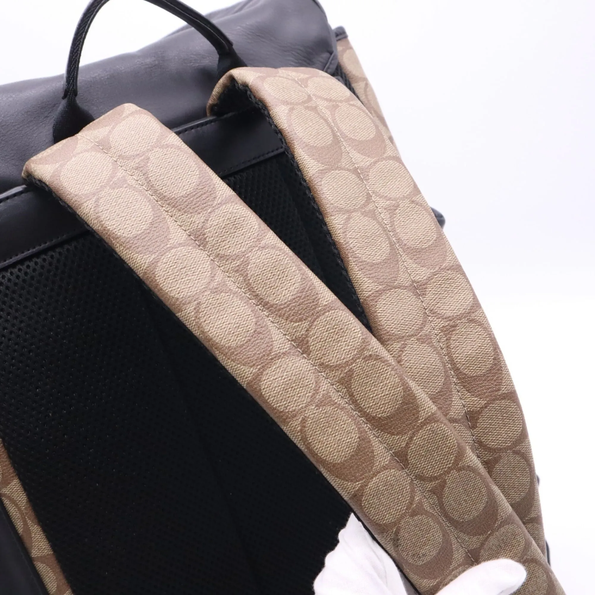 Canvas Leather Backpack (Pre-Owned) - Coach - Modalova