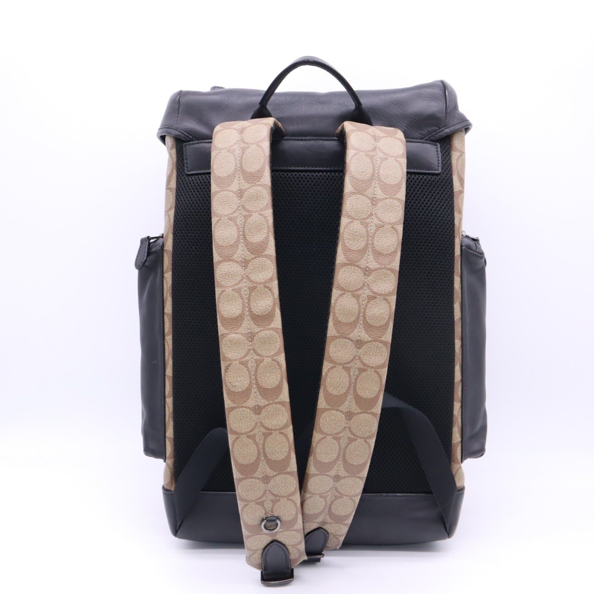 Canvas Leather Backpack (Pre-Owned) - Coach - Modalova