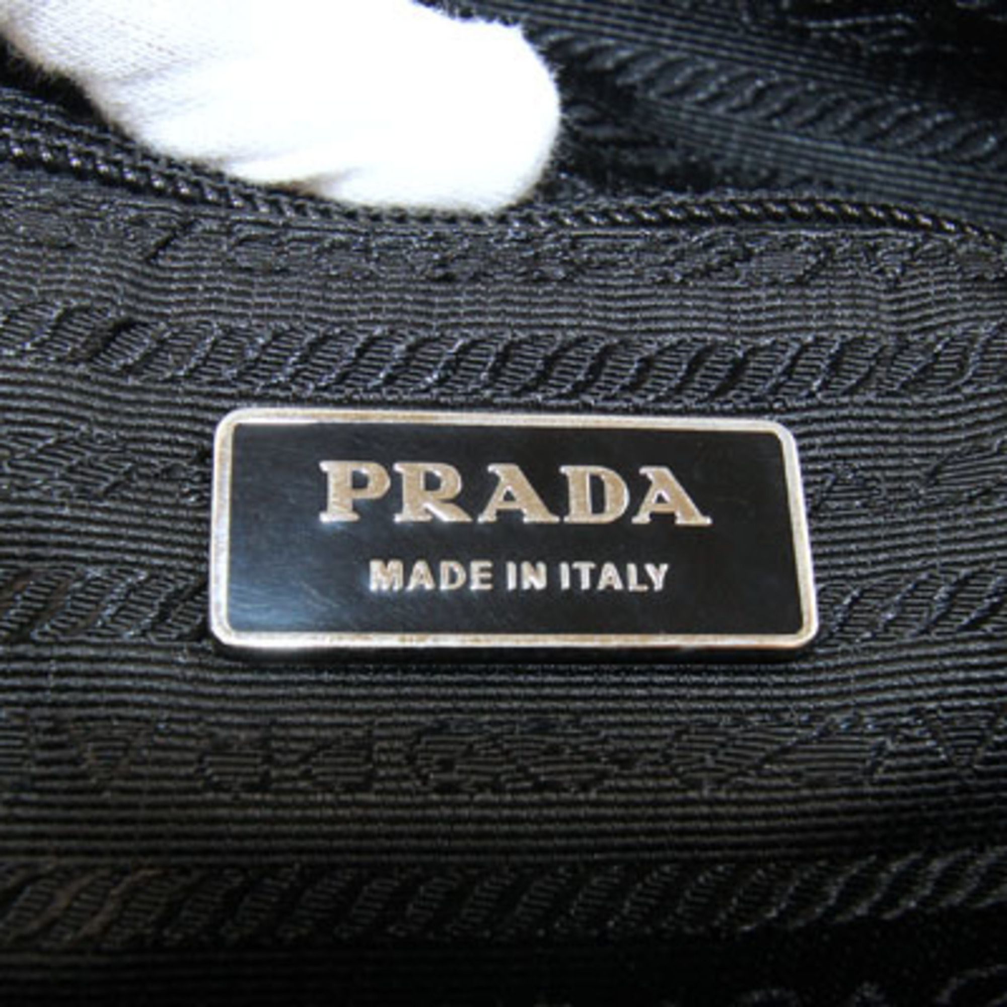 Nylon Leather Shoulder Bag (Pre-Owned) - Prada - Modalova