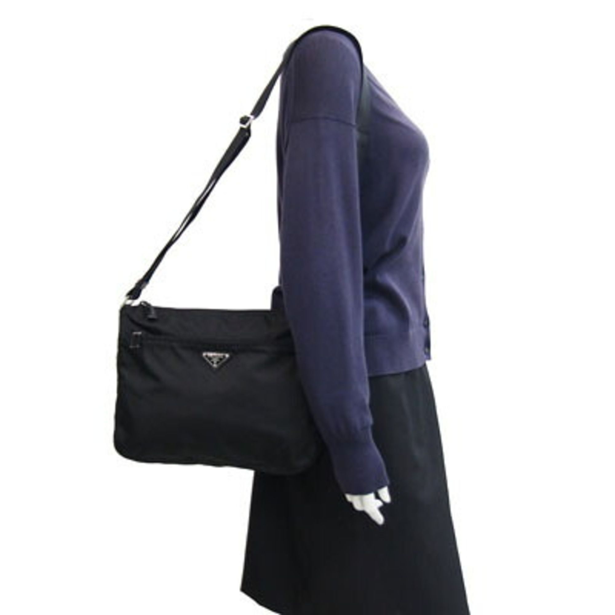 Nylon Leather Shoulder Bag (Pre-Owned) - Prada - Modalova