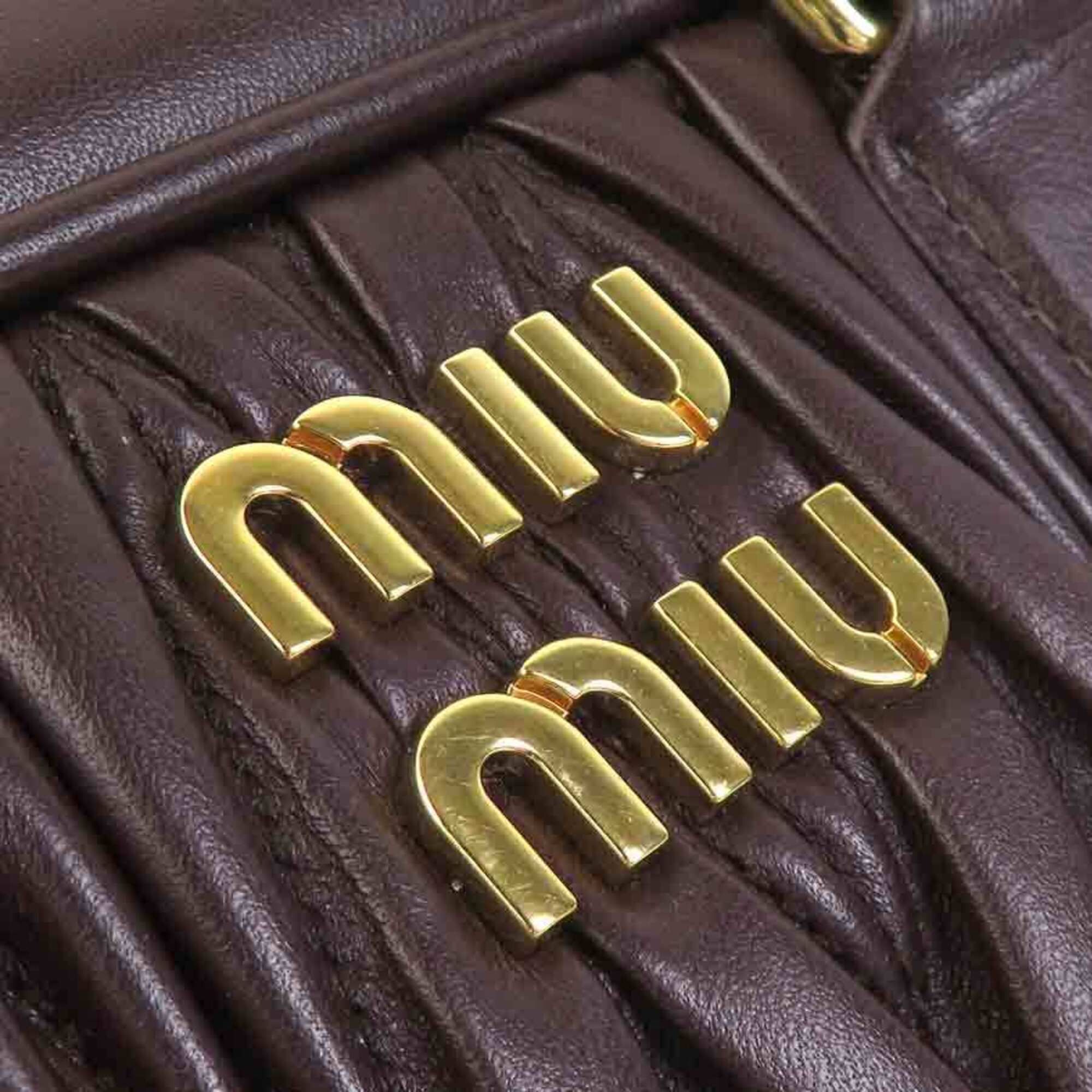 Leather Handbag Shoulder Bag (Pre-Owned) - Miu Miu - Modalova