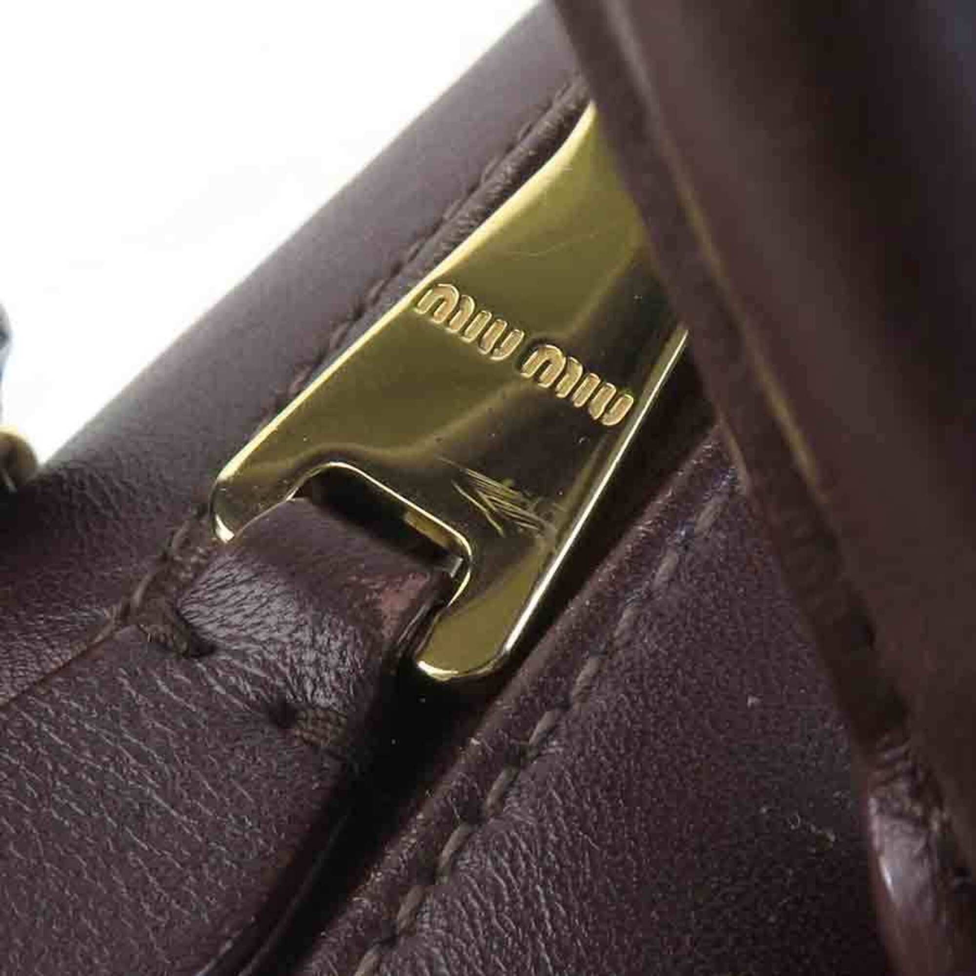Leather Handbag Shoulder Bag (Pre-Owned) - Miu Miu - Modalova