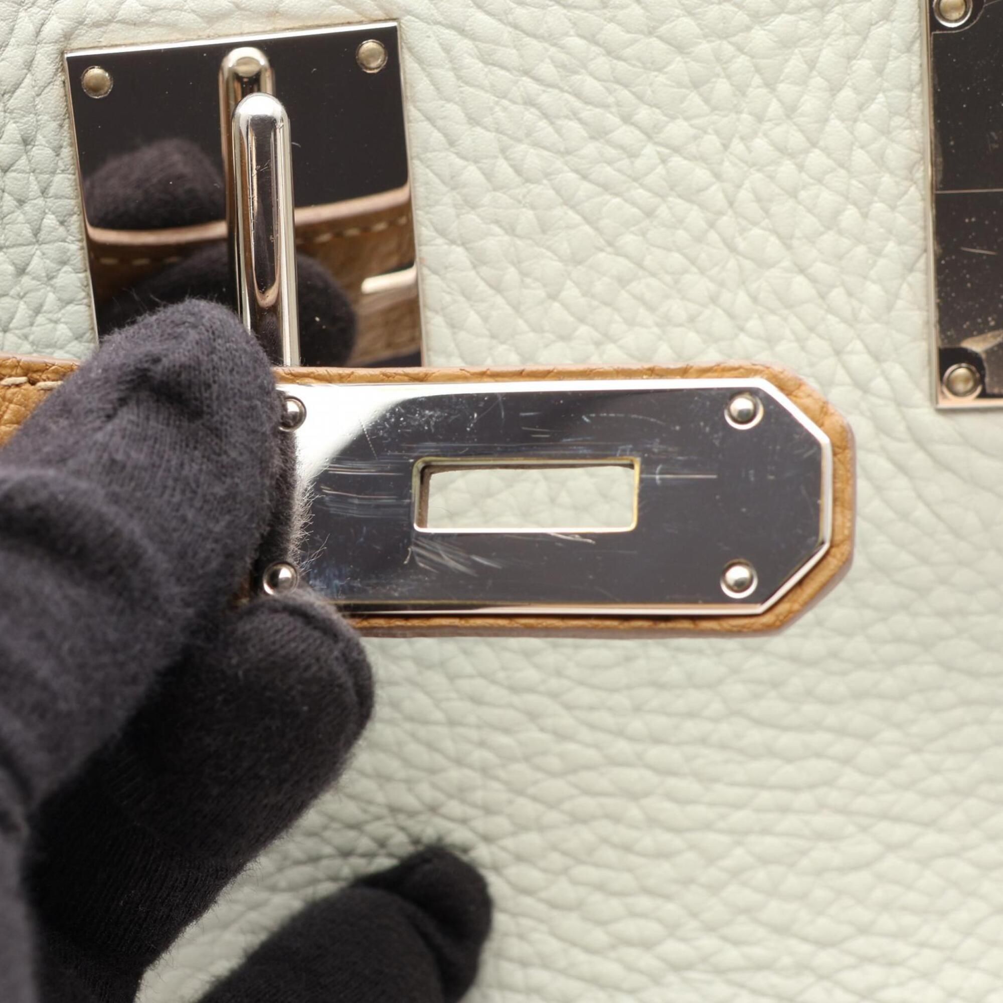 Taurillon Clemence Leather Handbag Shoulder Bag (Pre-Owned) - Hermes - Modalova